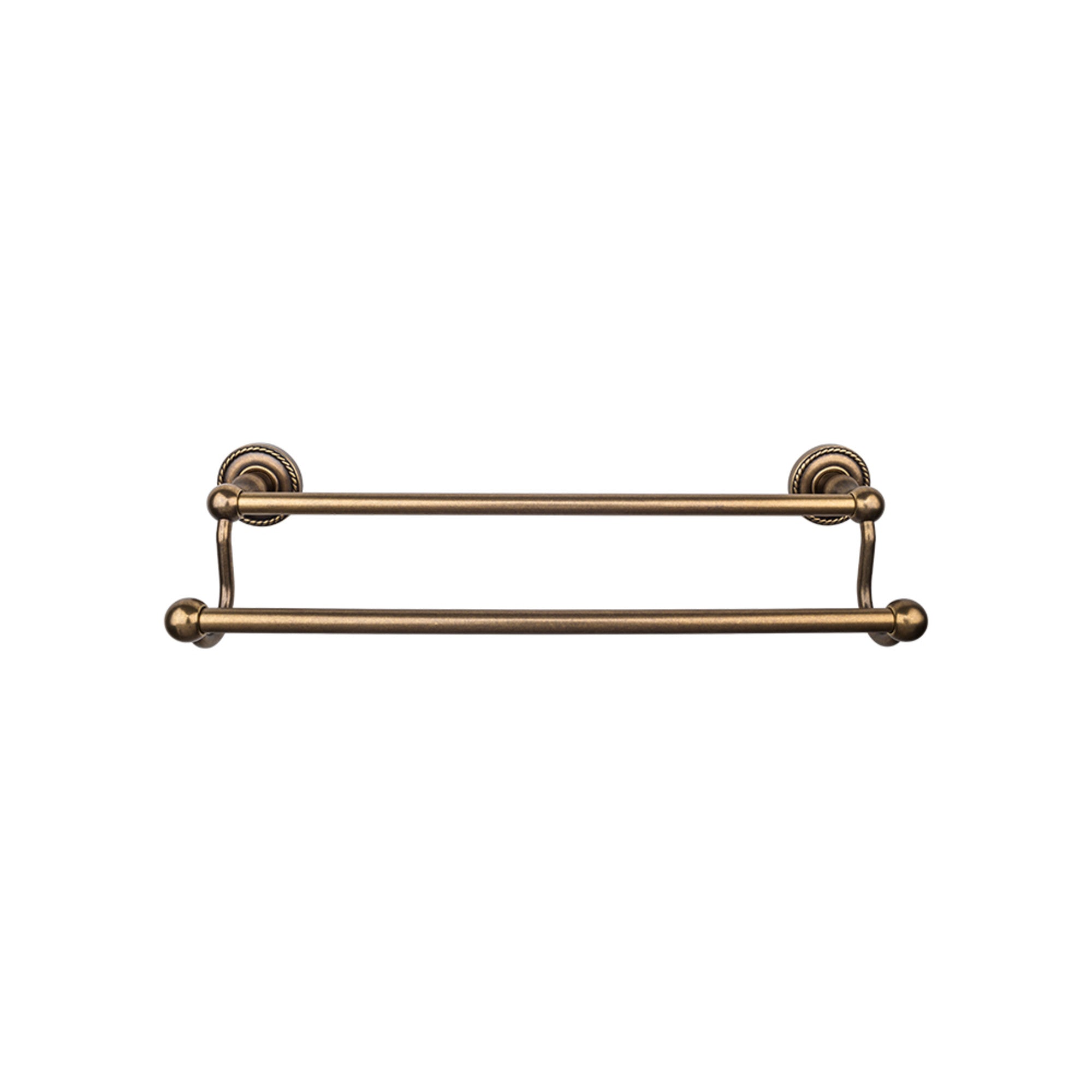 TOP BATH (R) Edwardian Bath Double 32 1/2" Wall Mounted Towel Bar - German Bronze