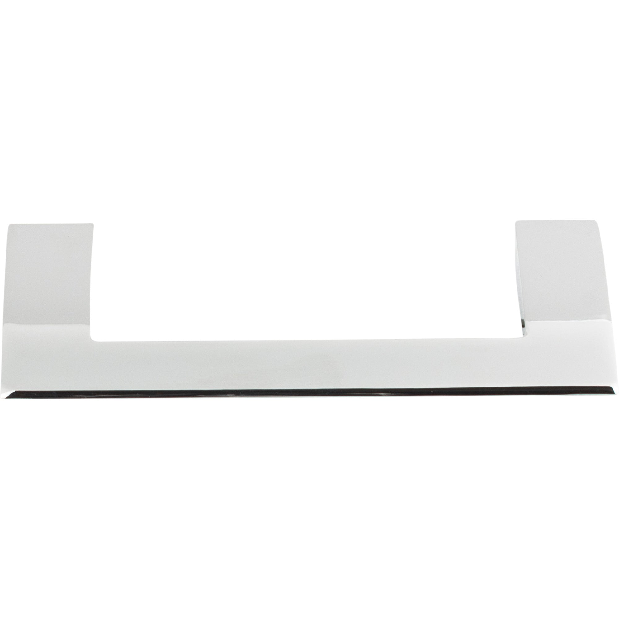 Angled Drop 3 3/4" Center to Center Bar Pull - Polished Chrome