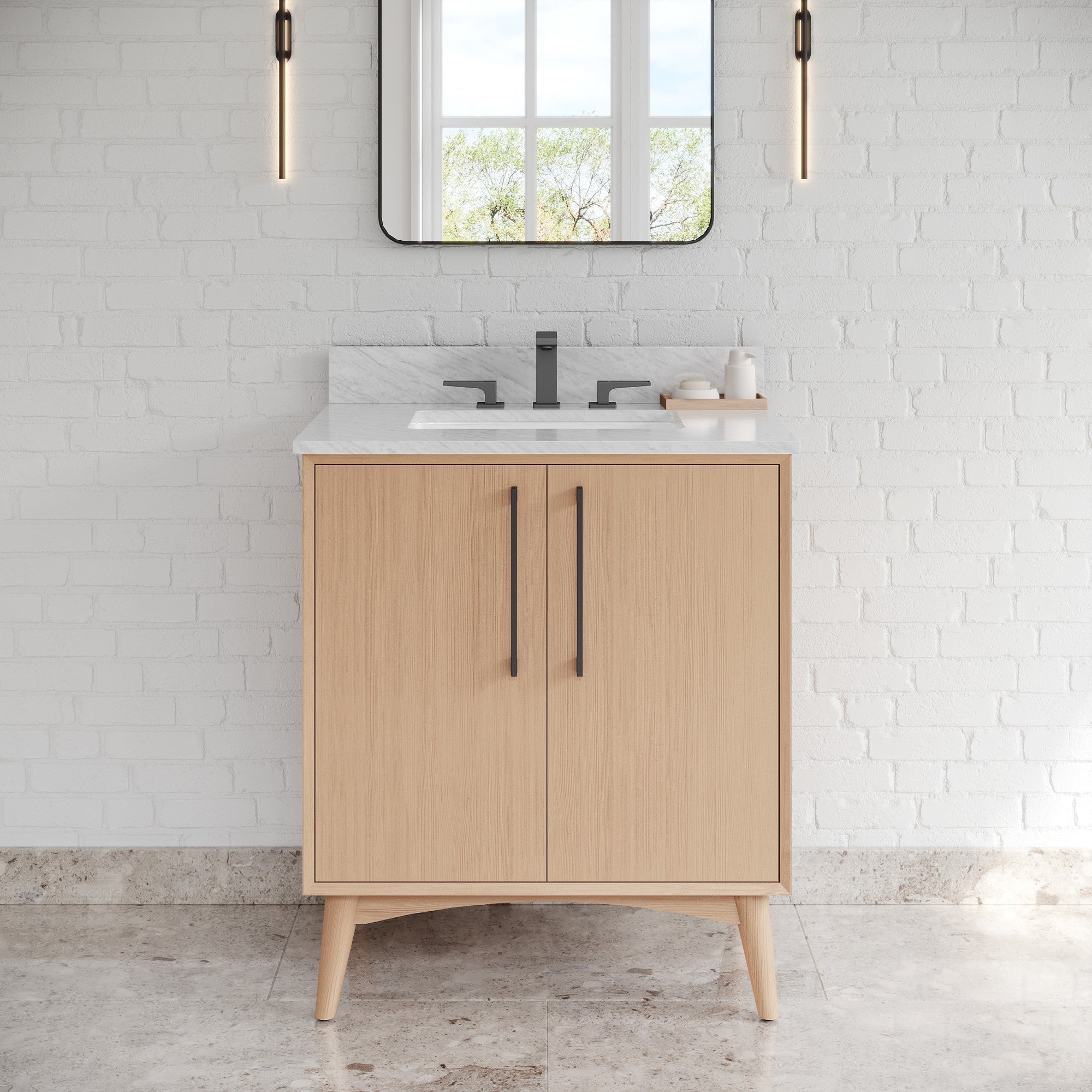 30" Dashwood Vanity – Natural Oak