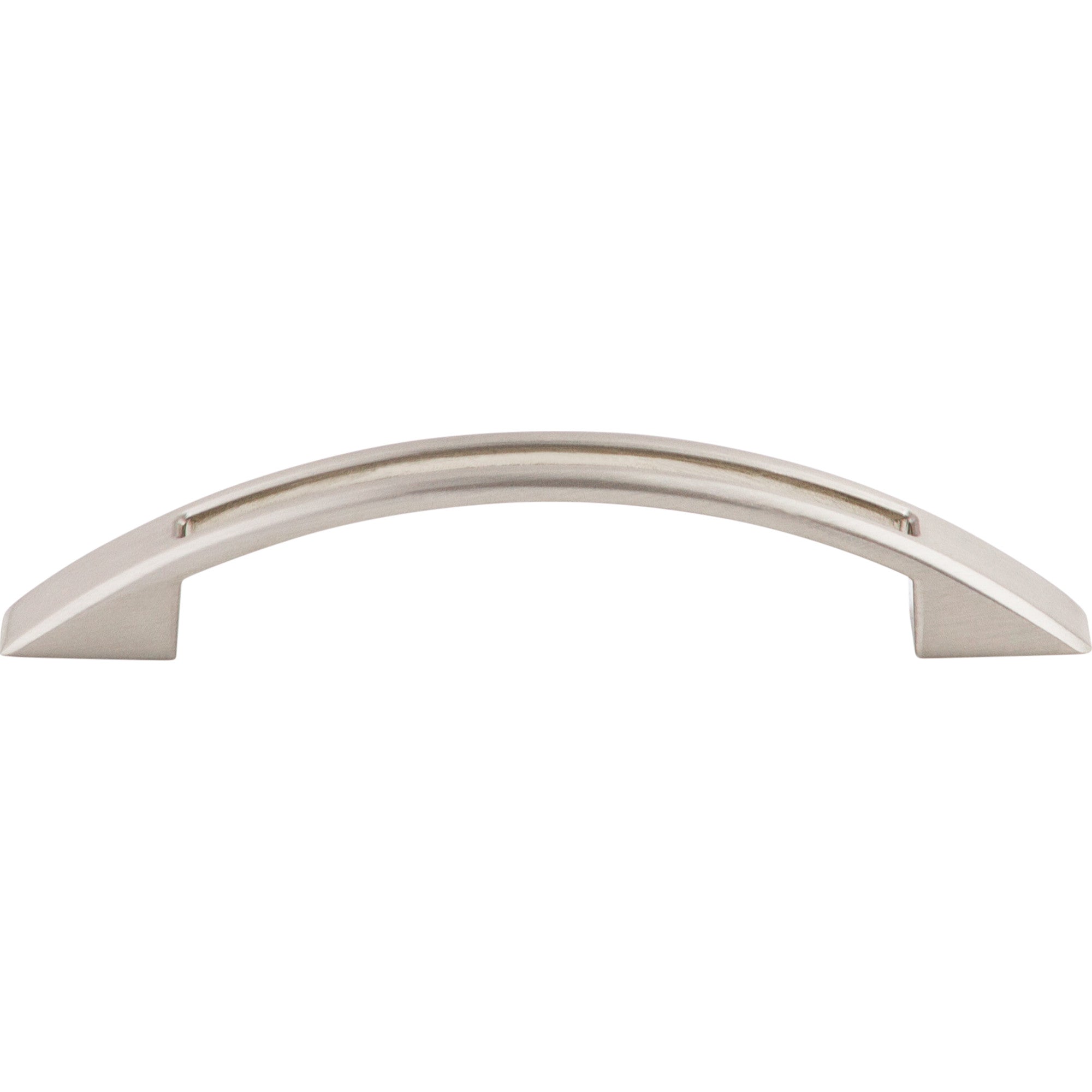 Tango Cut Out 3 3/4" Center to Center Bar Pull - Brushed Satin Nickel