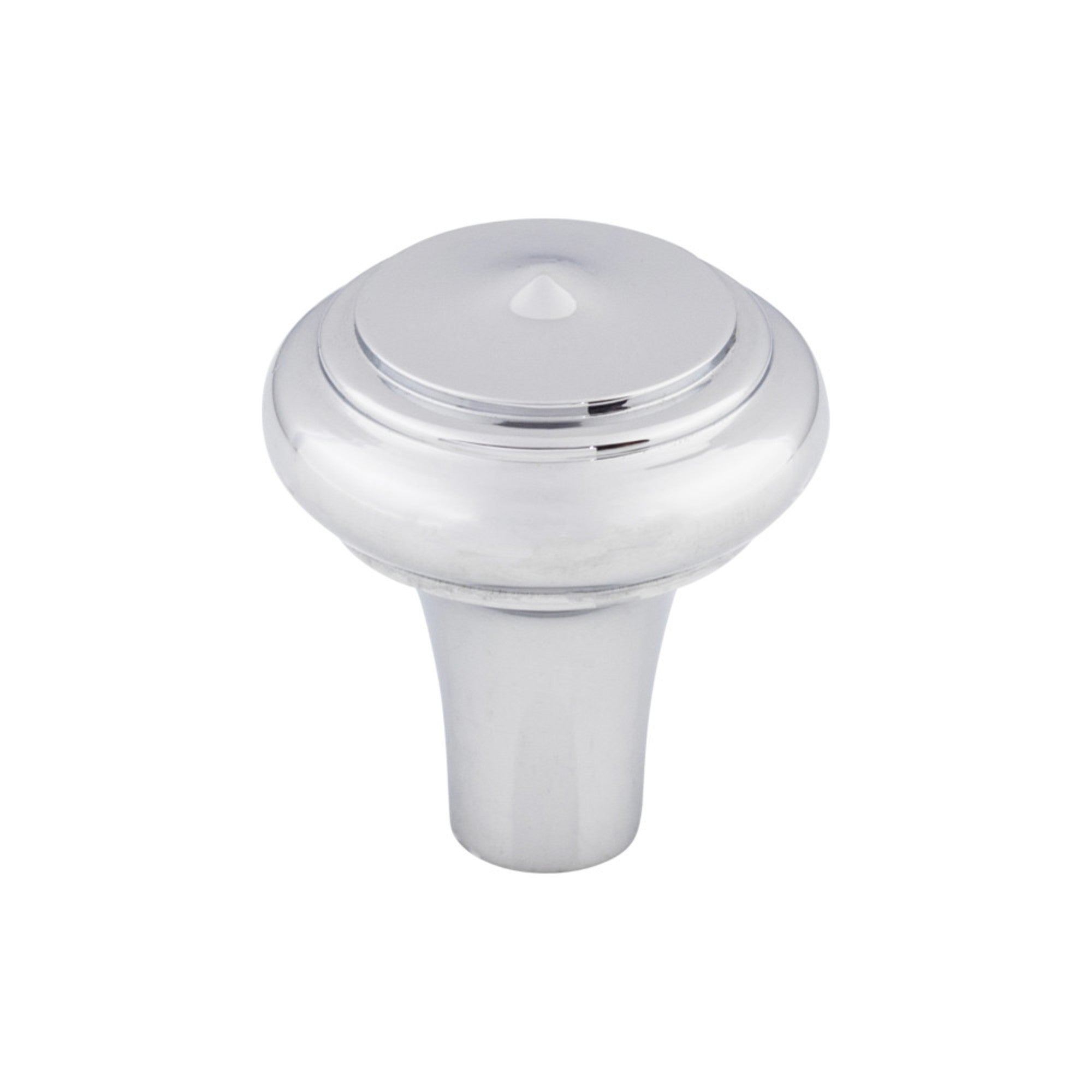 Aspen II Peak Round Knob - Polished Chrome