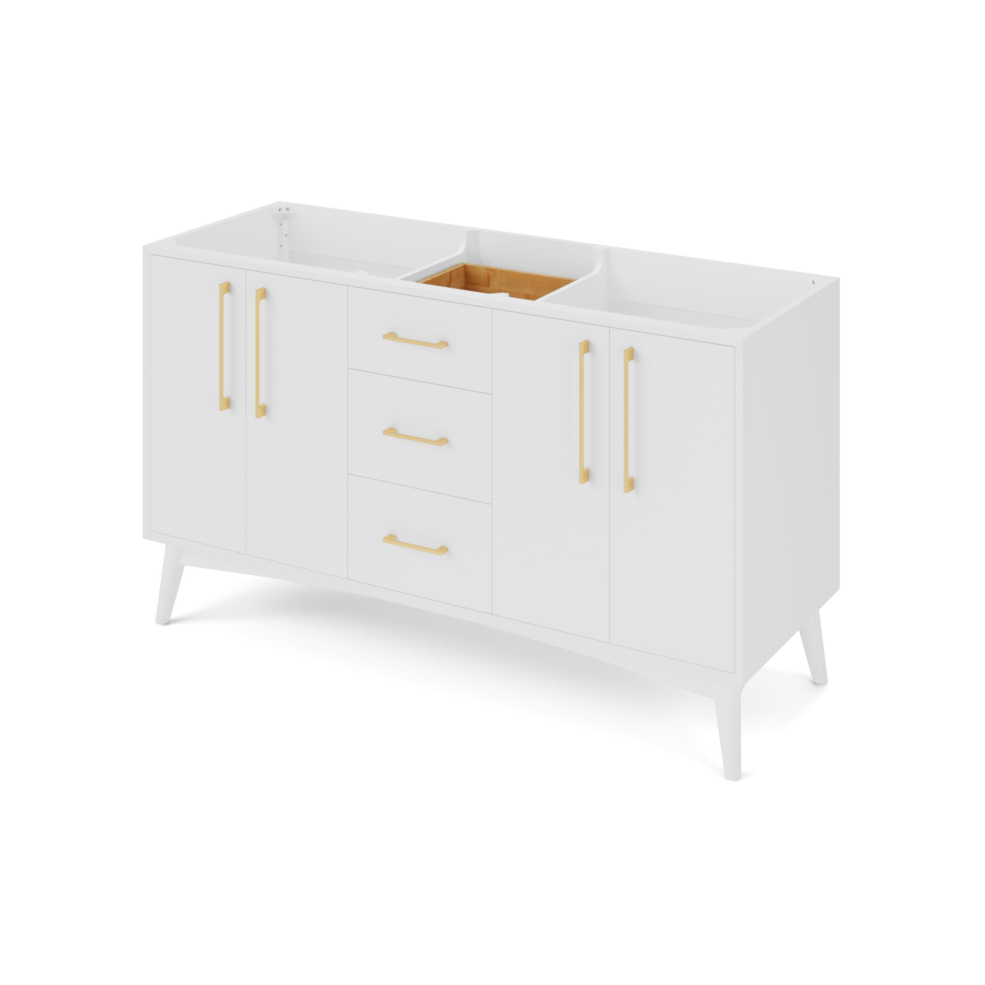 60" Dashwood Vanity – Double Bowl – White