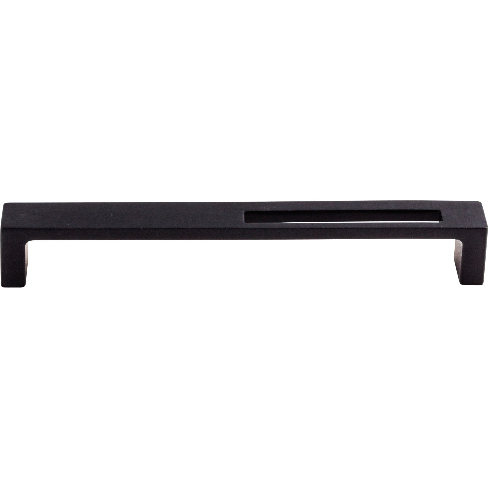 Modern Metro Slot 7" Center to Center Bar Pull - Flat Black