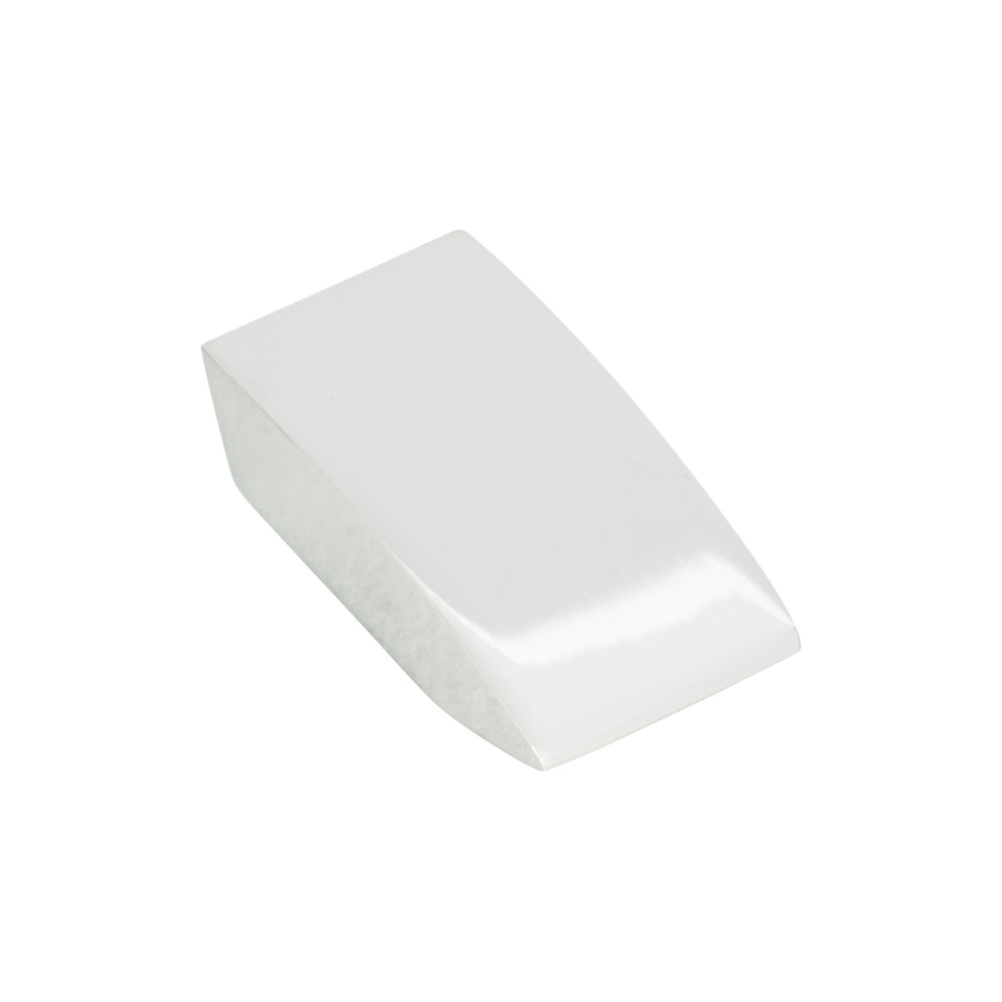Angled Drop 15/16" Length Rectangle Knob - Polished Chrome