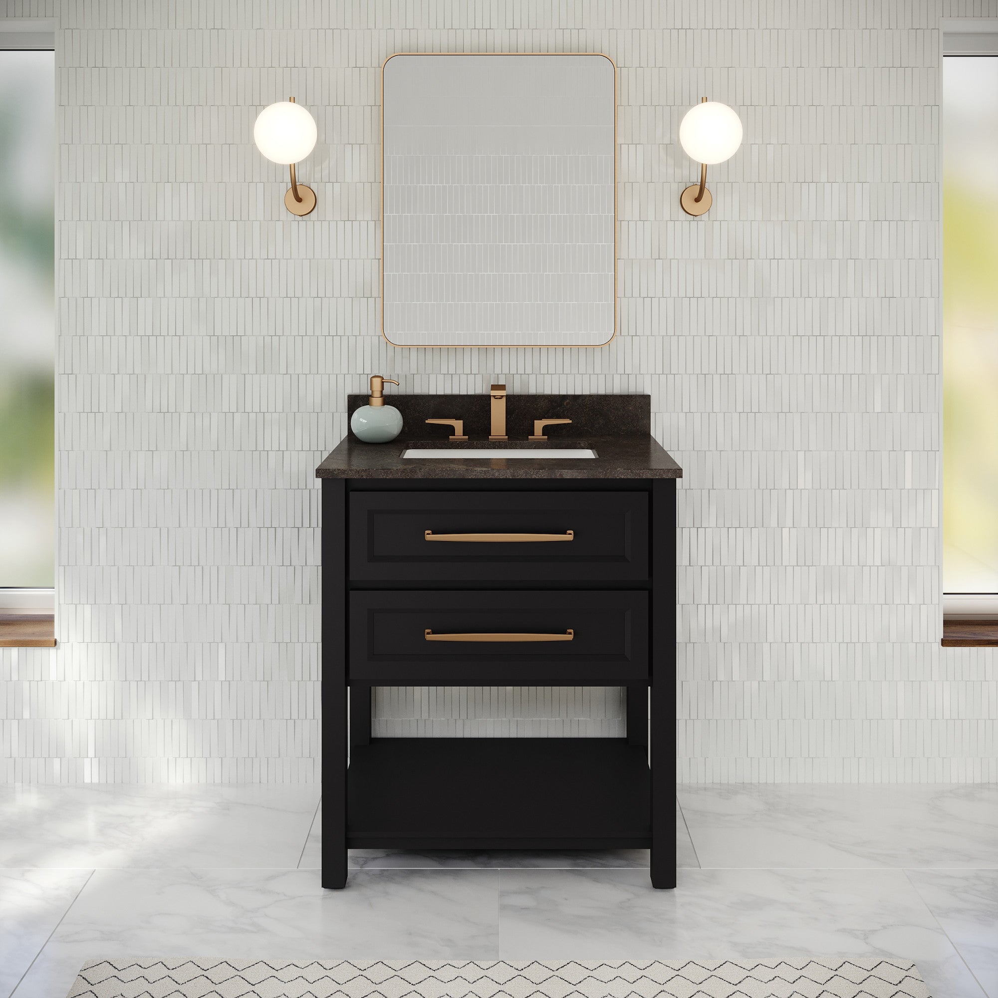 30" Kipling Vanity – Blue Steel