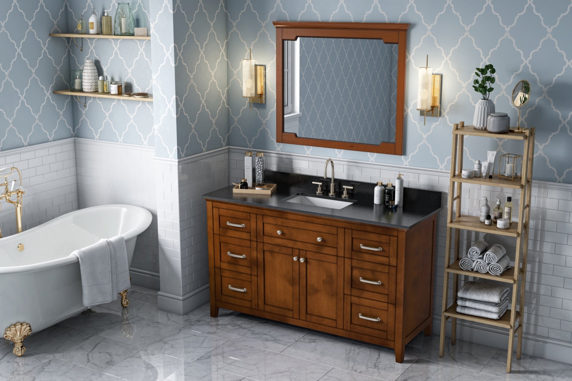 60" Chatham Vanity – Chocolate