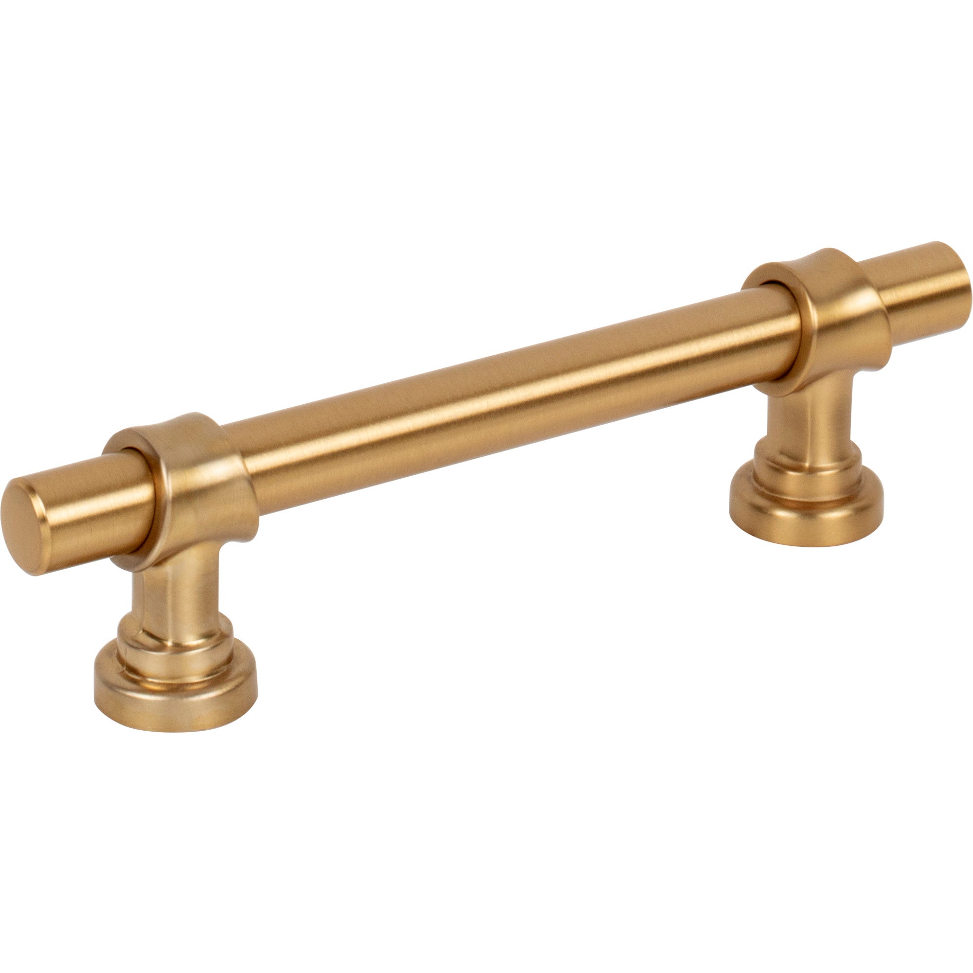 Bit 3 3/4" Center to Center Bar Pull - Honey Bronze