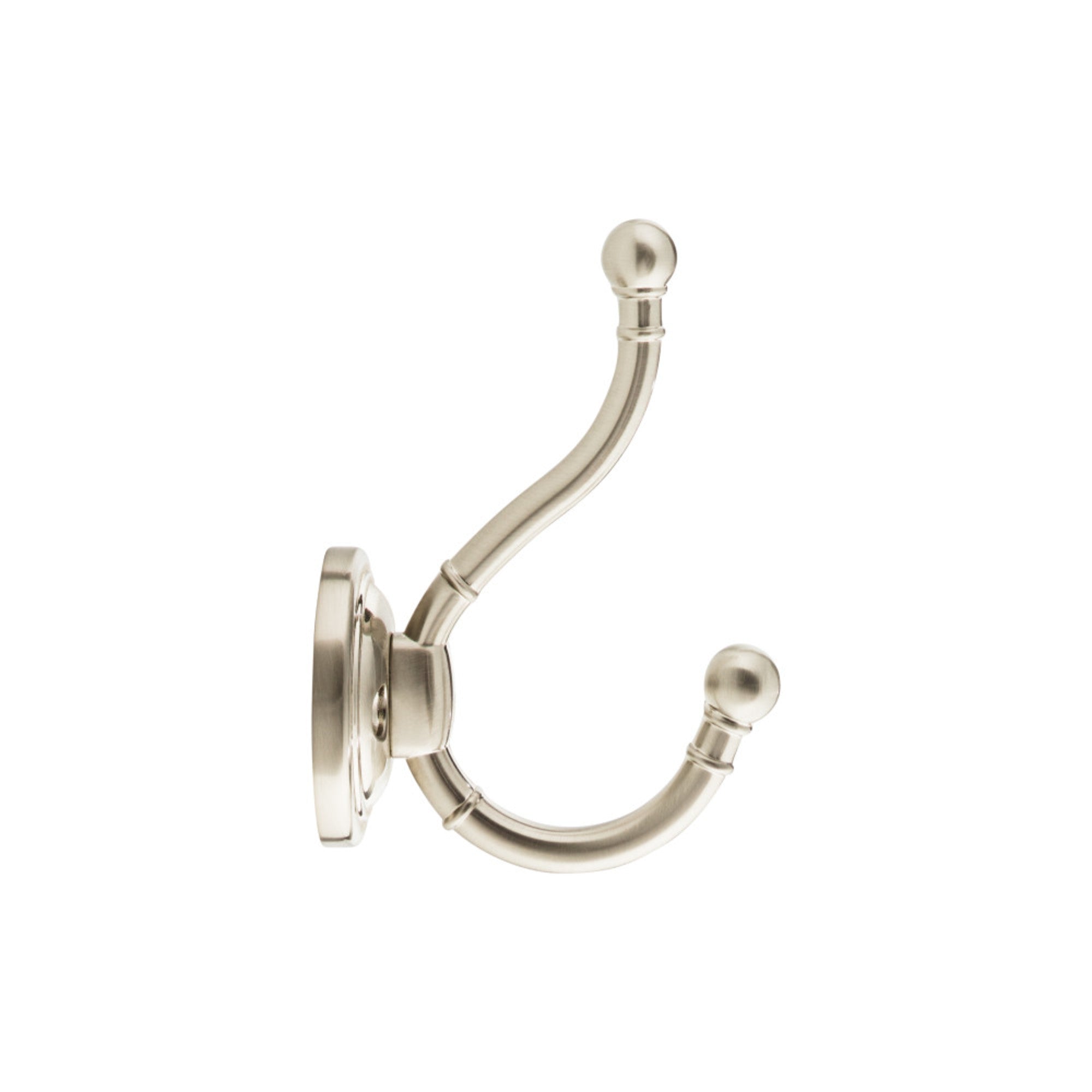 Kara 4 1/2" Wall Hooks - Brushed Satin Nickel