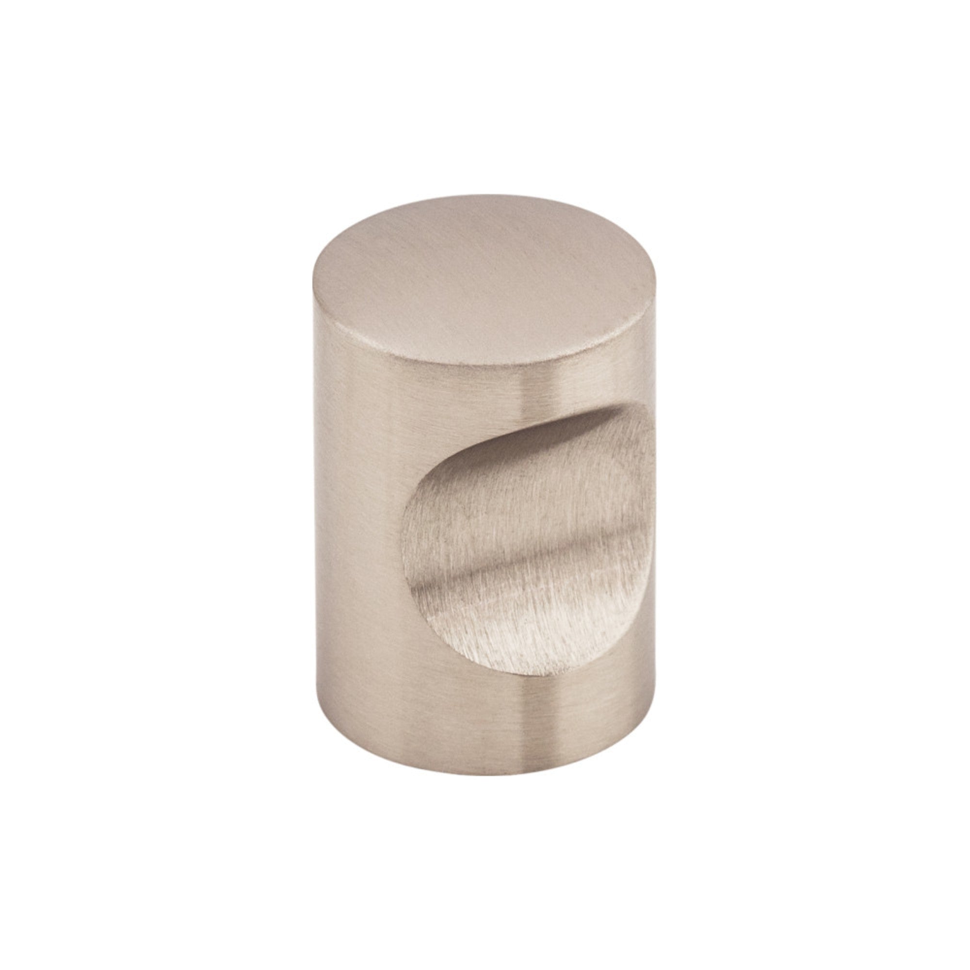 Indent 5/8" Diameter Round Knob - Stainless Steel