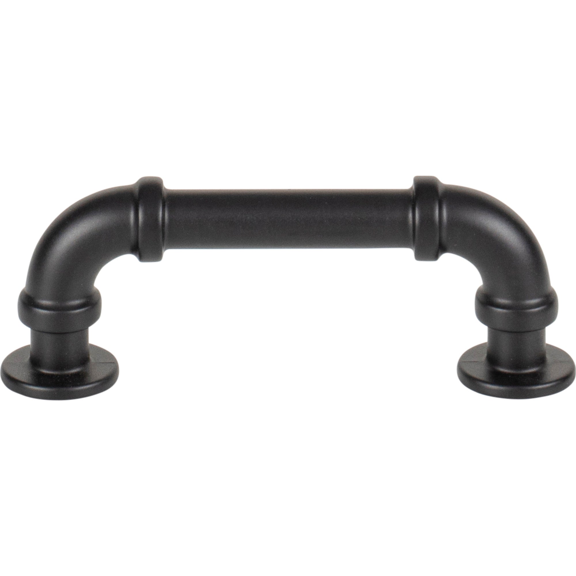Steam Punk Bar Pull - Matte Black
