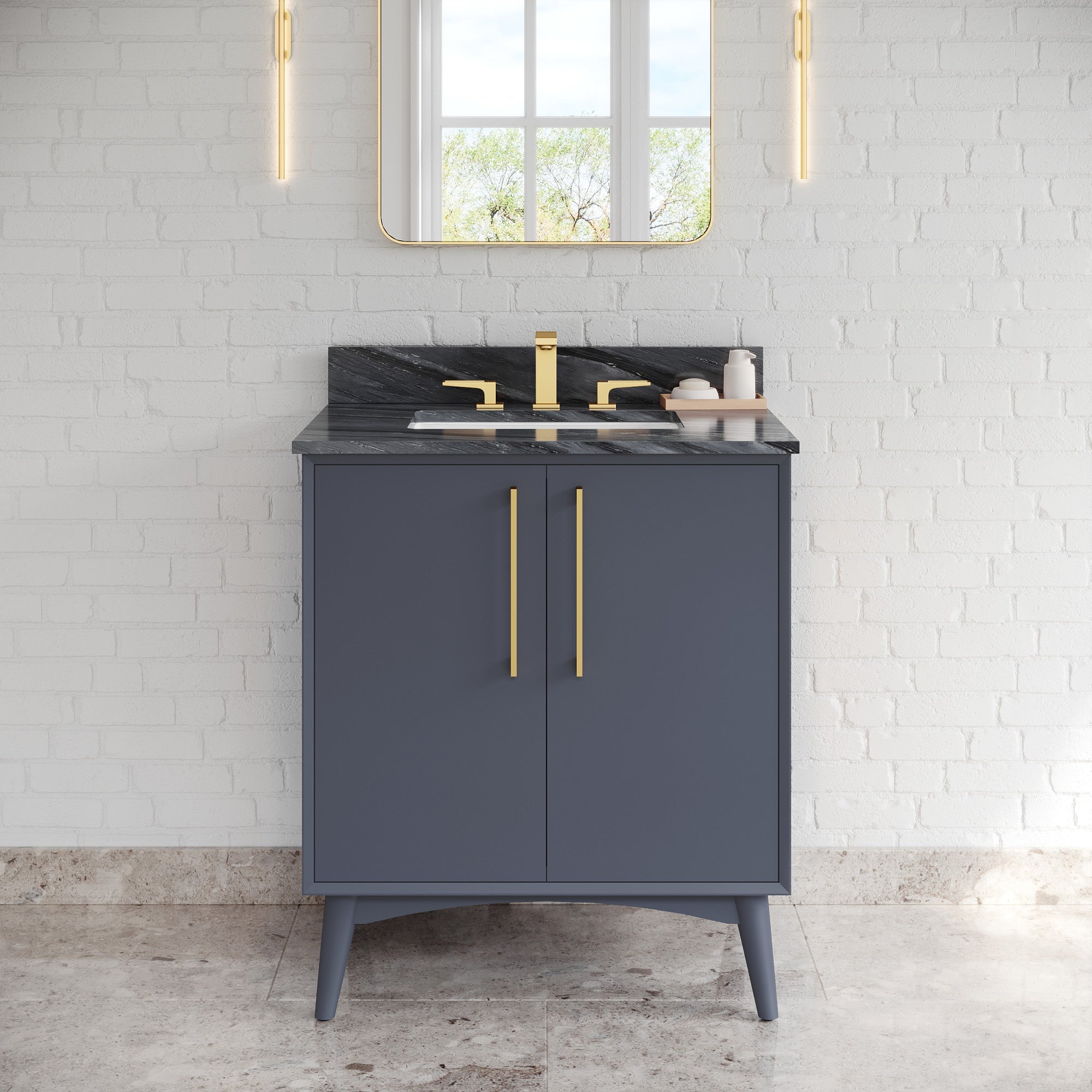 30" Dashwood Vanity – Blue Steel