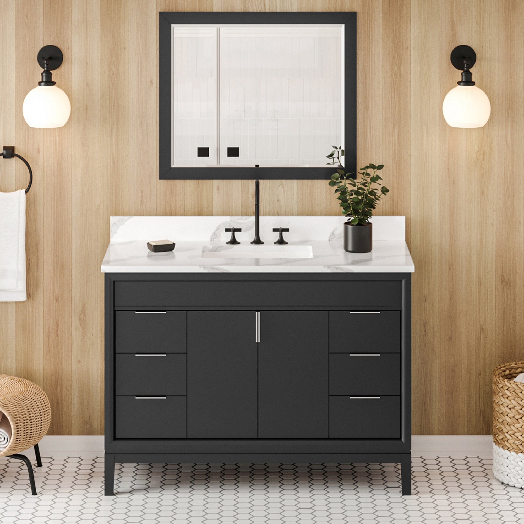 48" Theodora Vanity – Black