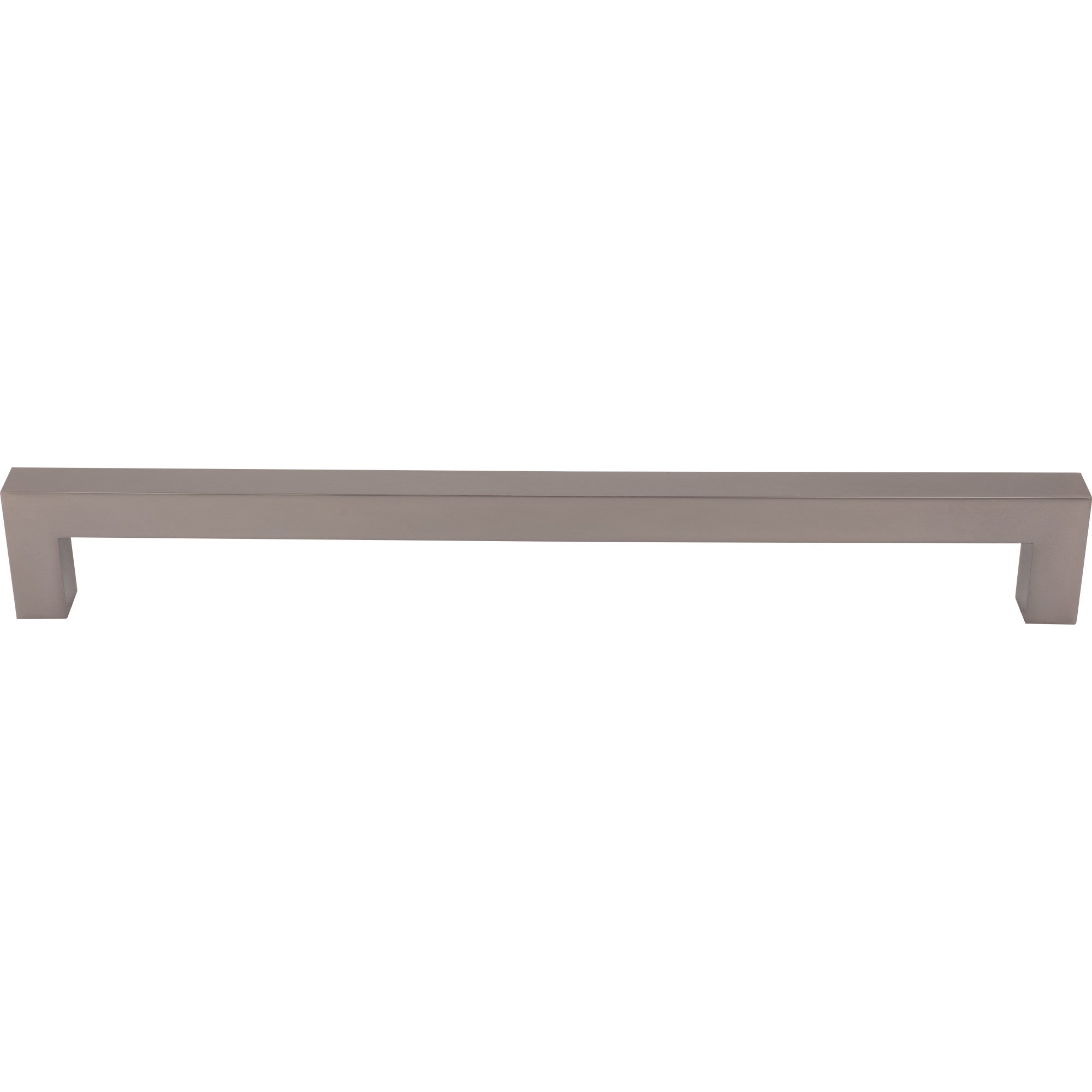 Square Bar 12" Center to Center Appliance Pull - Ash Gray