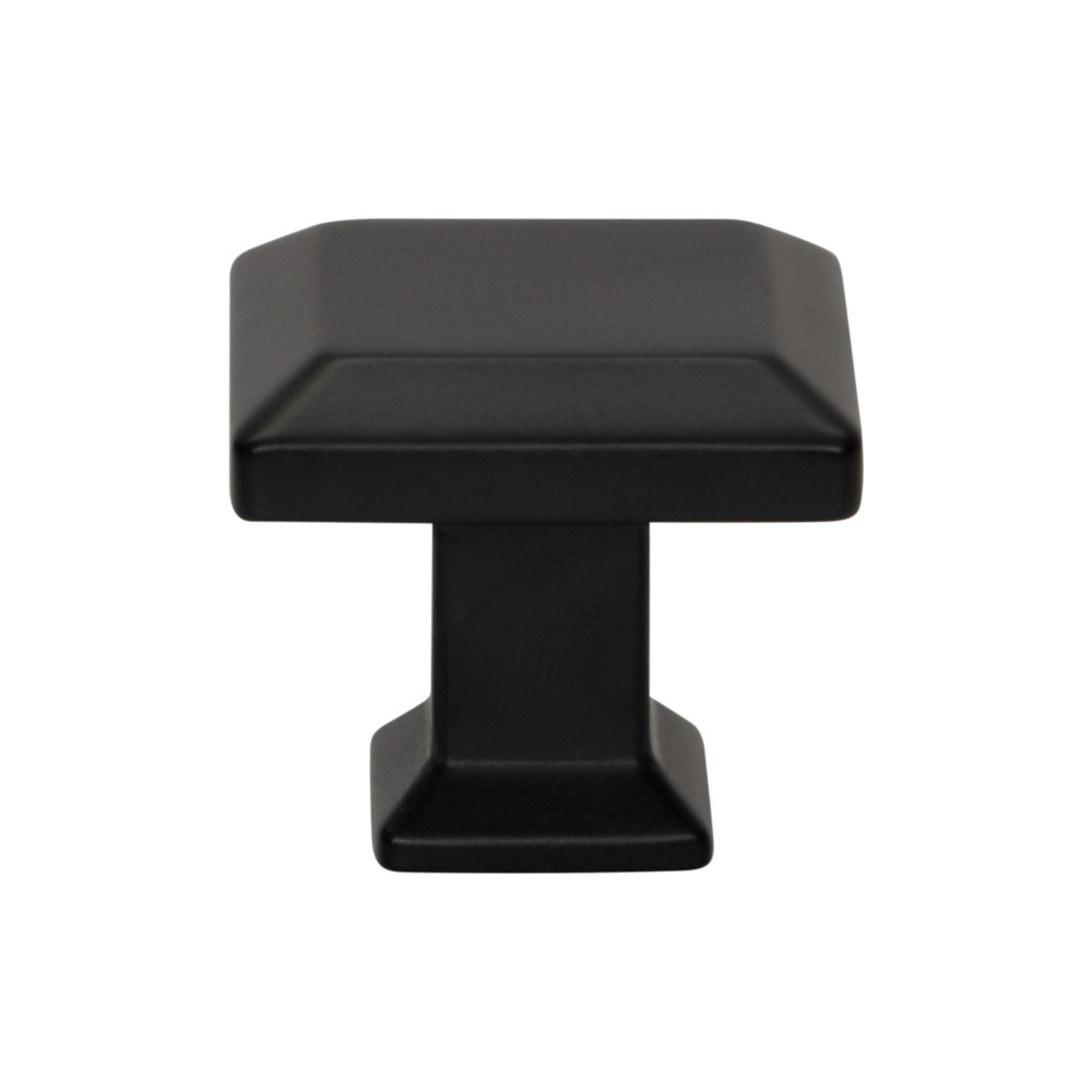 Sweetbriar Lane Square Knob - Matte Black