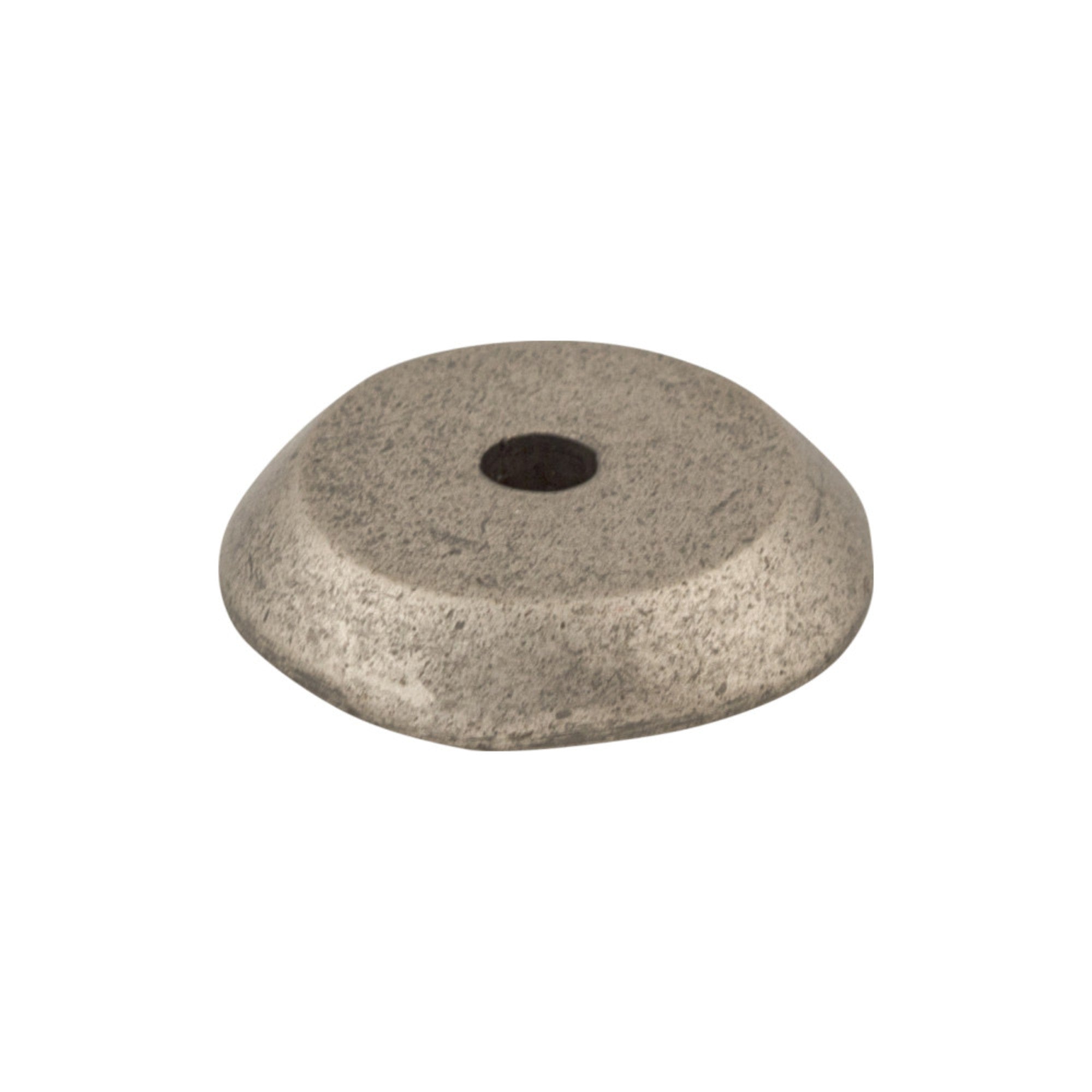 Aspen Round Knob Backplate - Silicon Bronze Light
