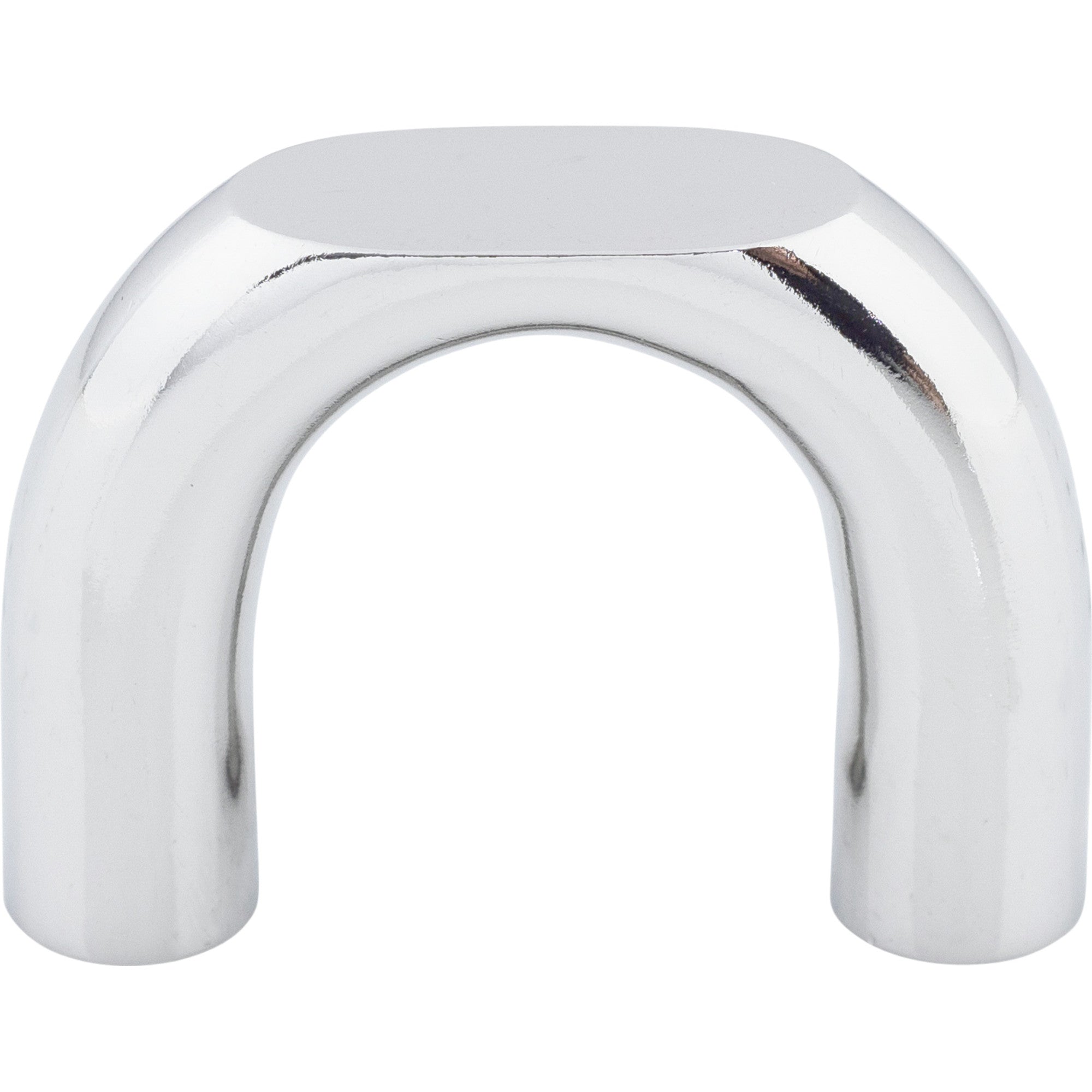 Curved 1 1/4" Center to Center Bar Pull - Polished Chrome