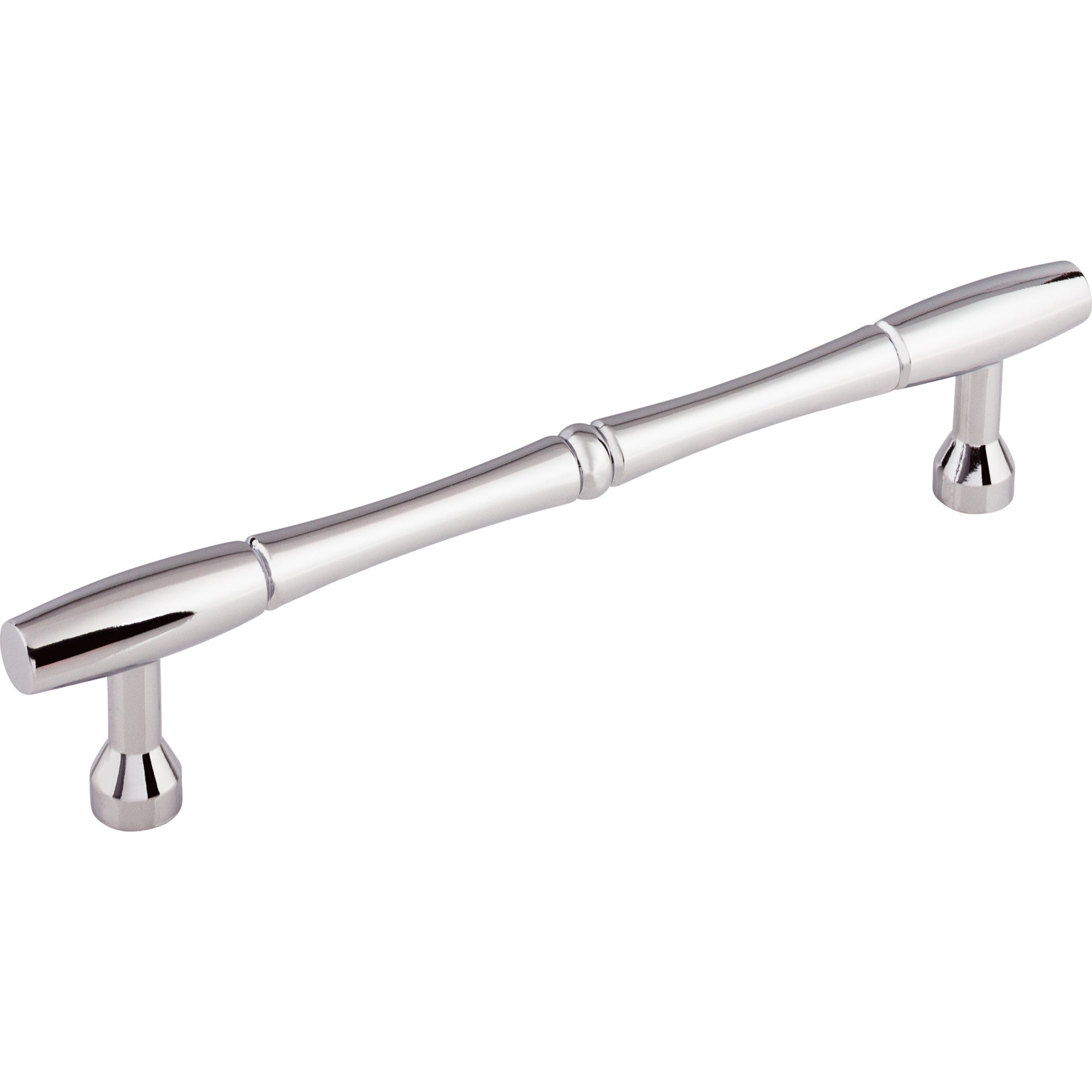 Nouveau Bamboo 7" Center to Center Bar Pull - Polished Chrome