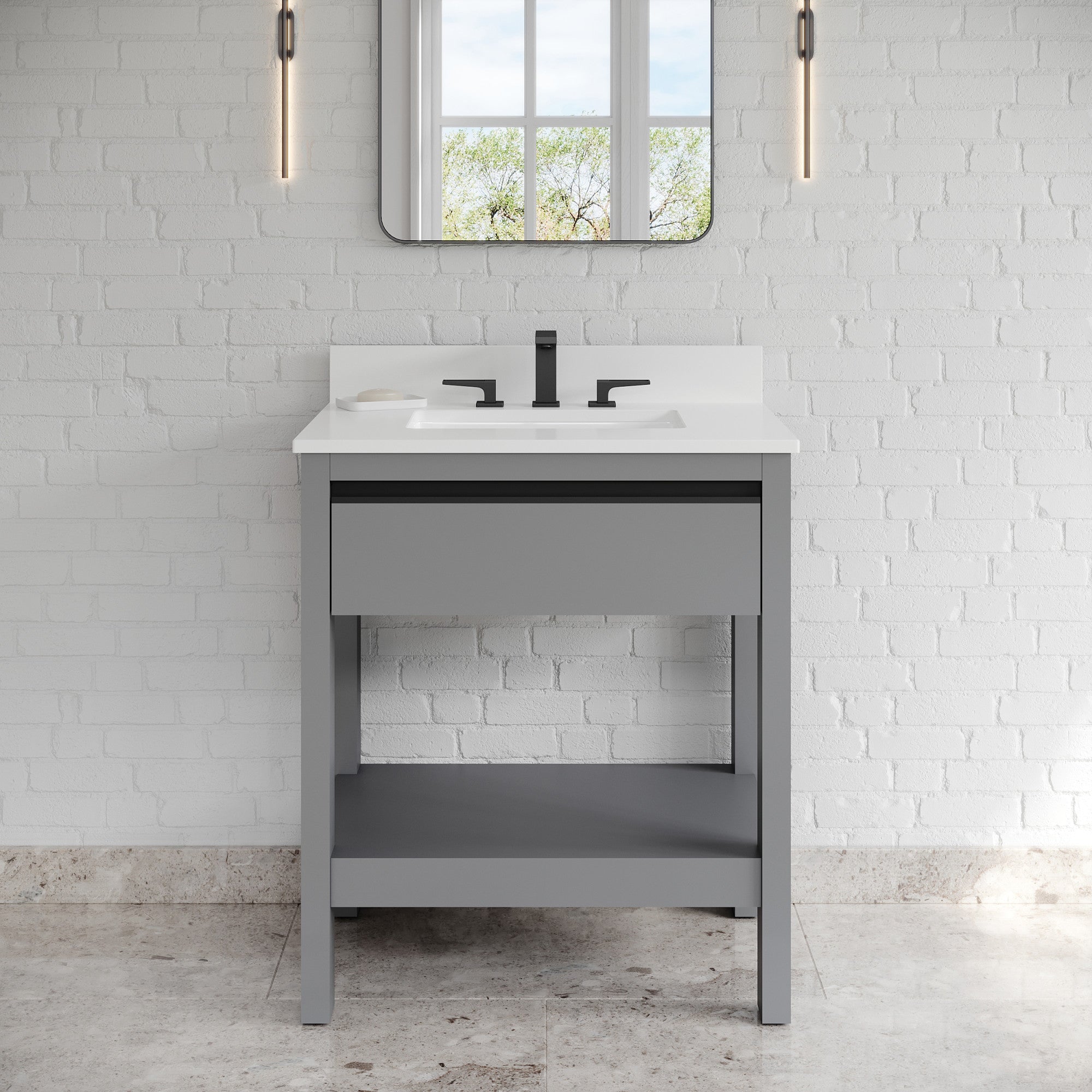 30" Jubilee Vanity – Grey