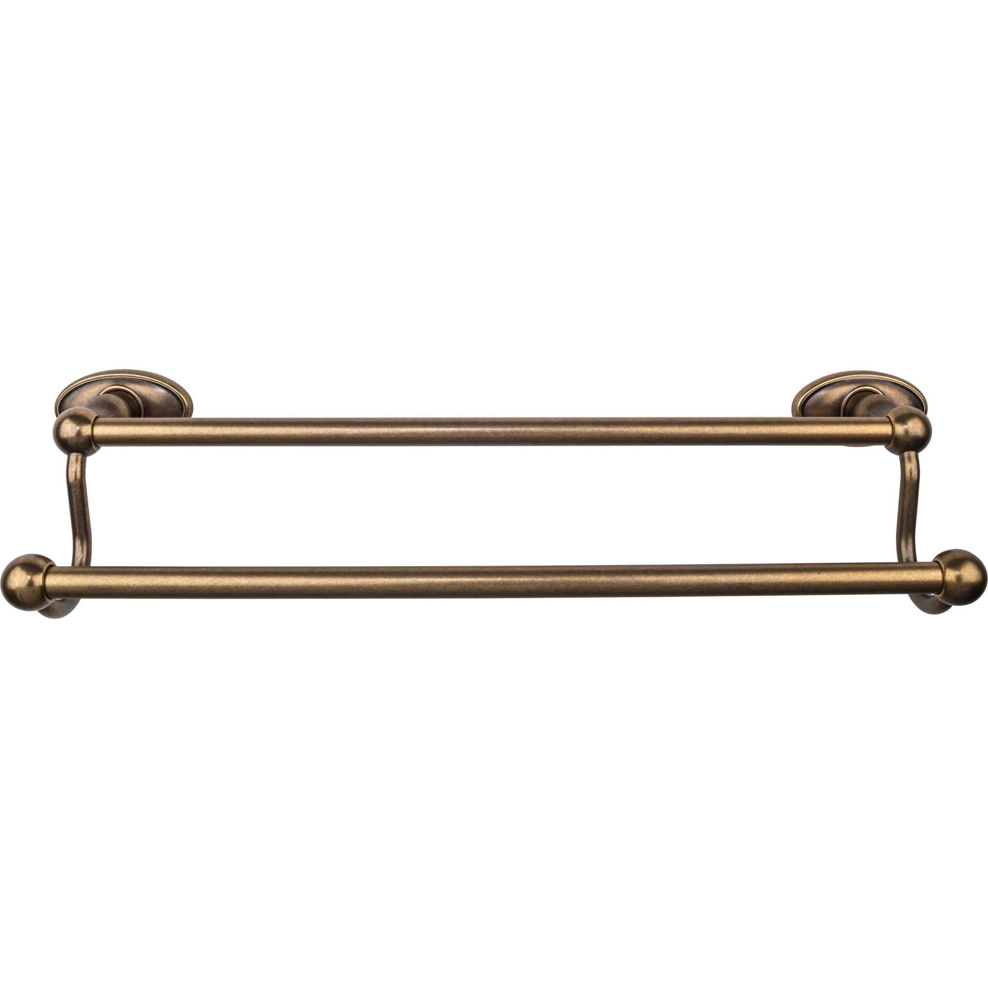 TOP BATH (R) Edwardian Bath Double 20 1/2" Wall Mounted Towel Bar - German Bronze