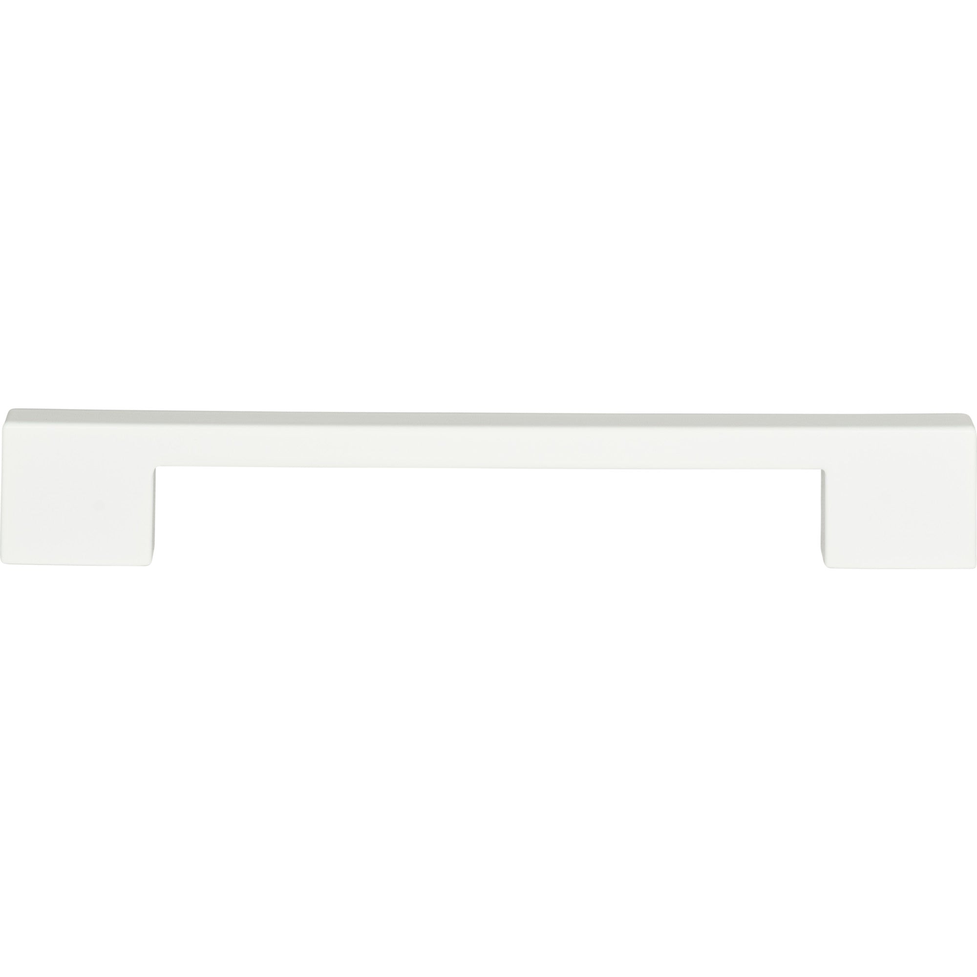 Thin Square Bar Pull - High White Gloss