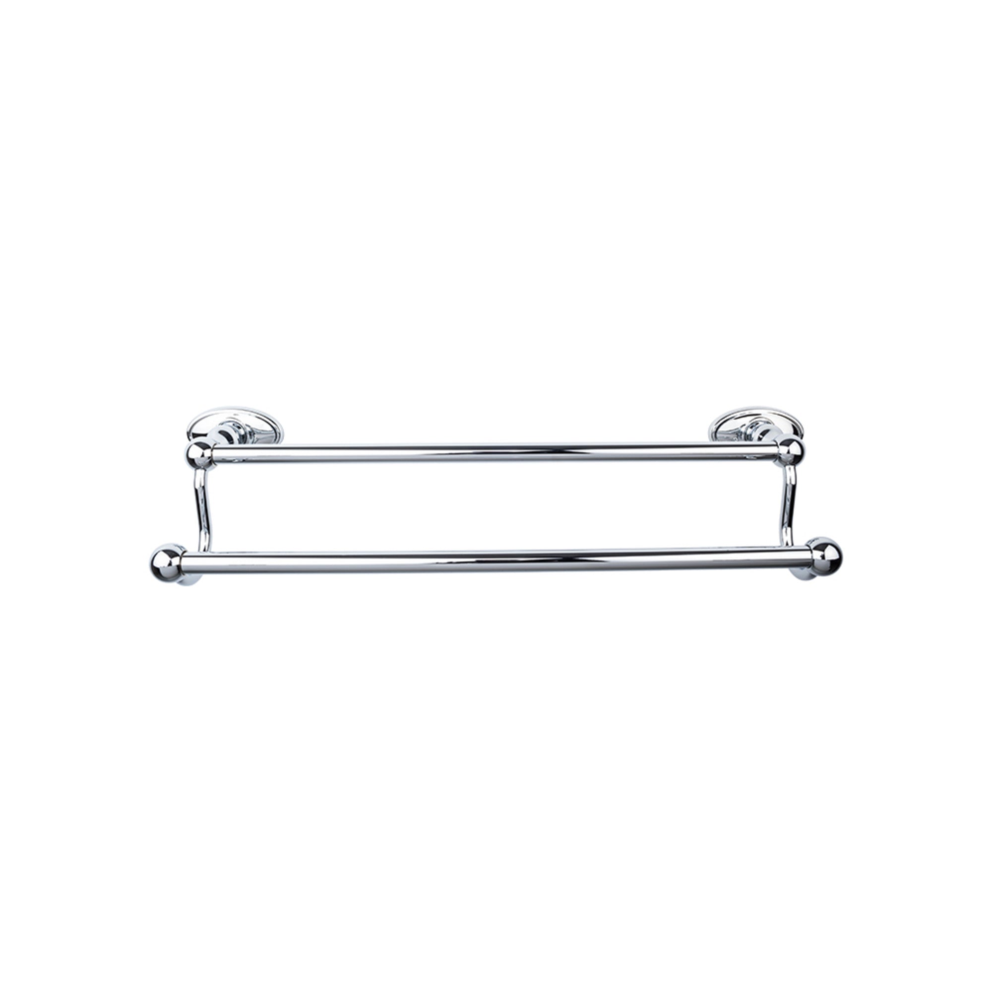TOP BATH (R) Edwardian Bath Double 32 1/2" Wall Mounted Towel Bar - Polished Chrome