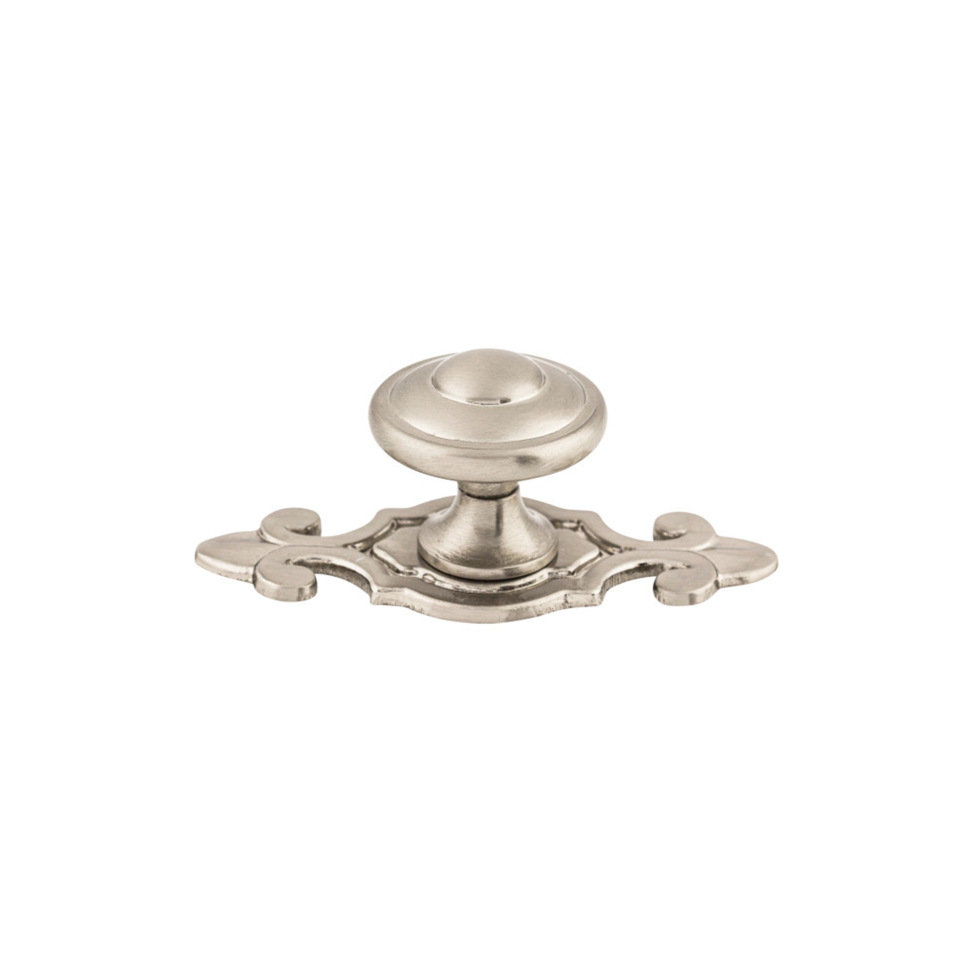 Canterbury Round Knob - Brushed Satin Nickel