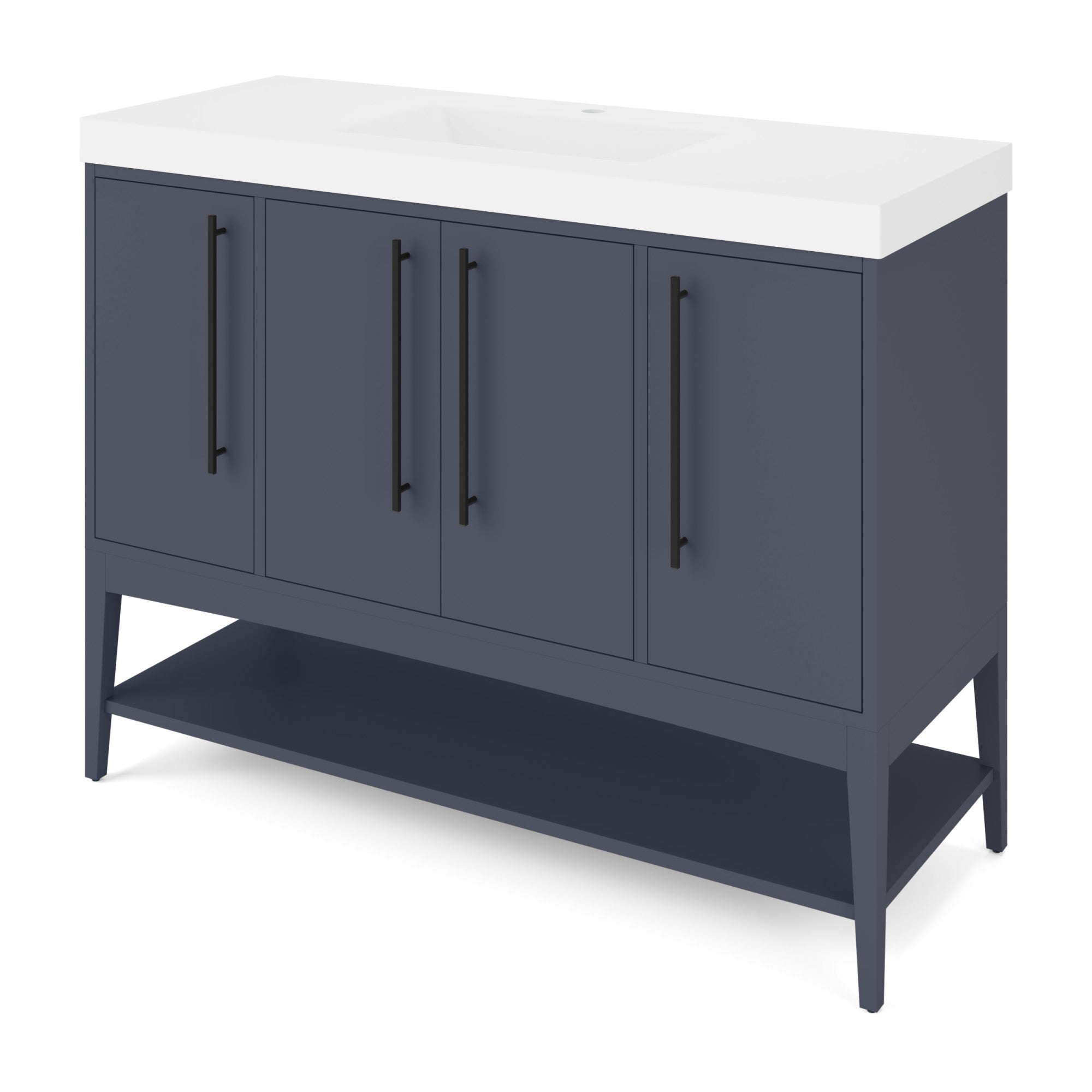 48" Tempest Vanity – Blue Steel