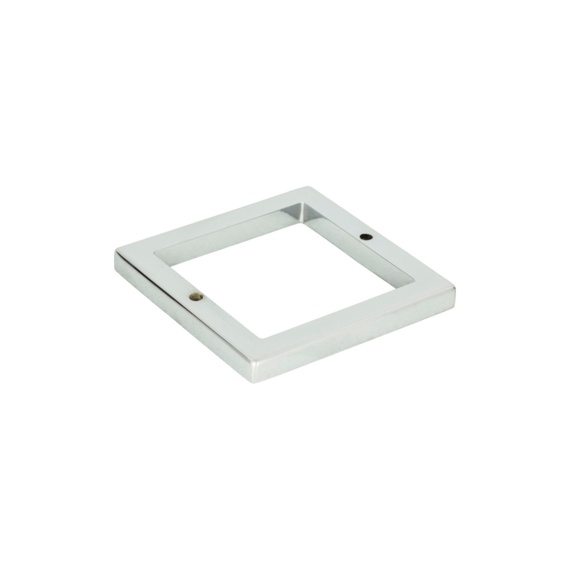 Tableau Square 2 1/2" Center to Center Pull Backplate - Polished Chrome