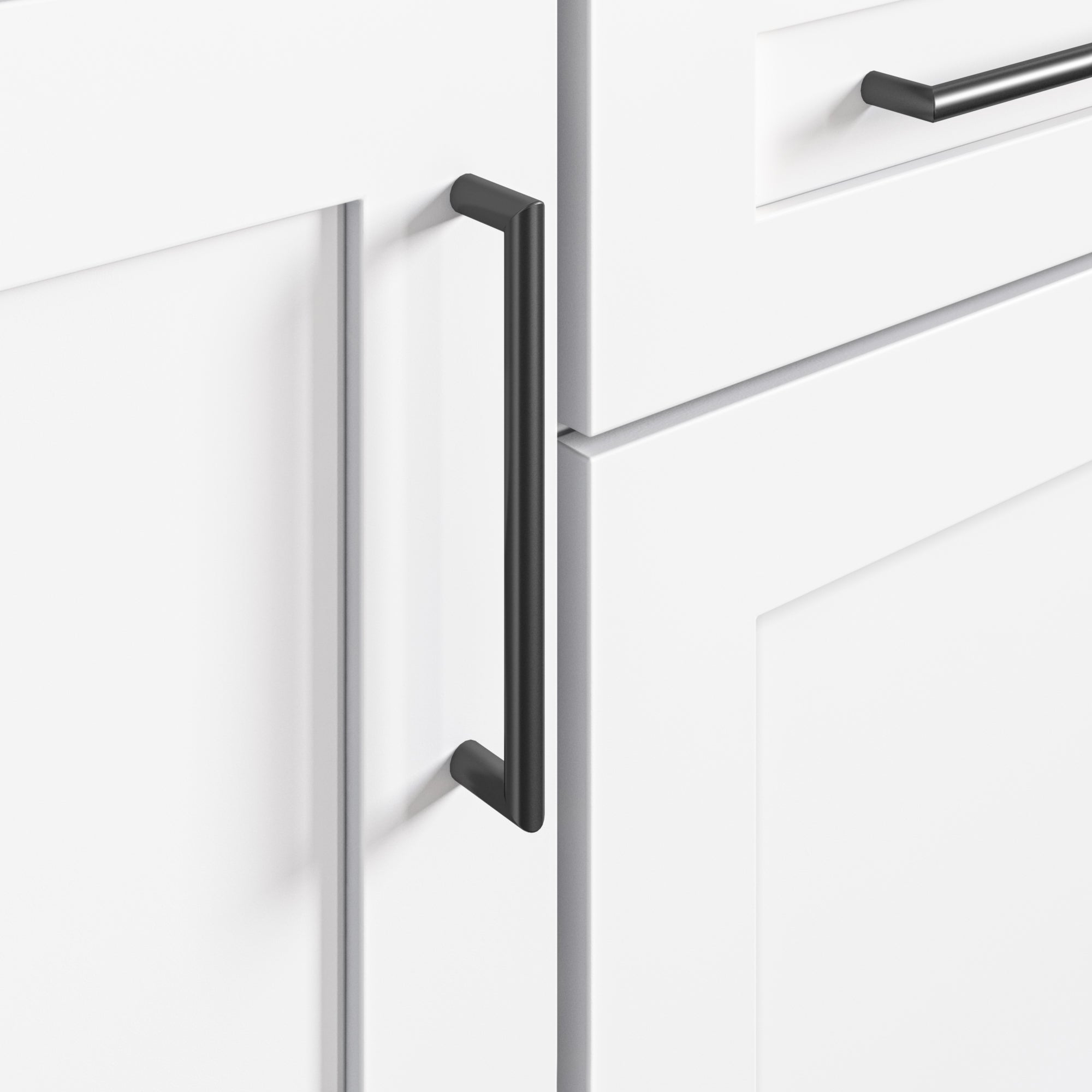 Kinney 6 5/16" Center to Center Bar Pull - Flat Black