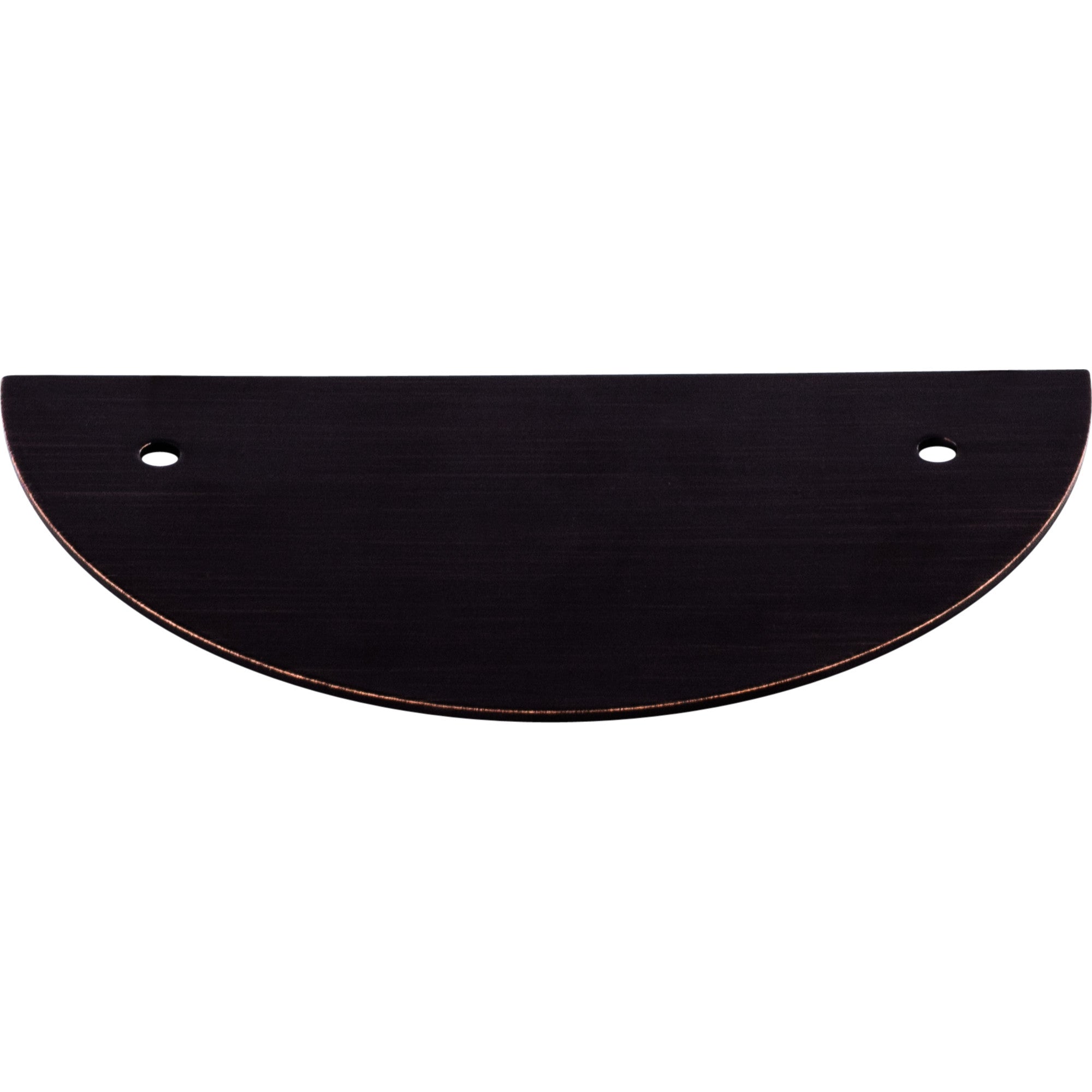 Half Circle 3 1/2" Center to Center Pull Backplate - Tuscan Bronze