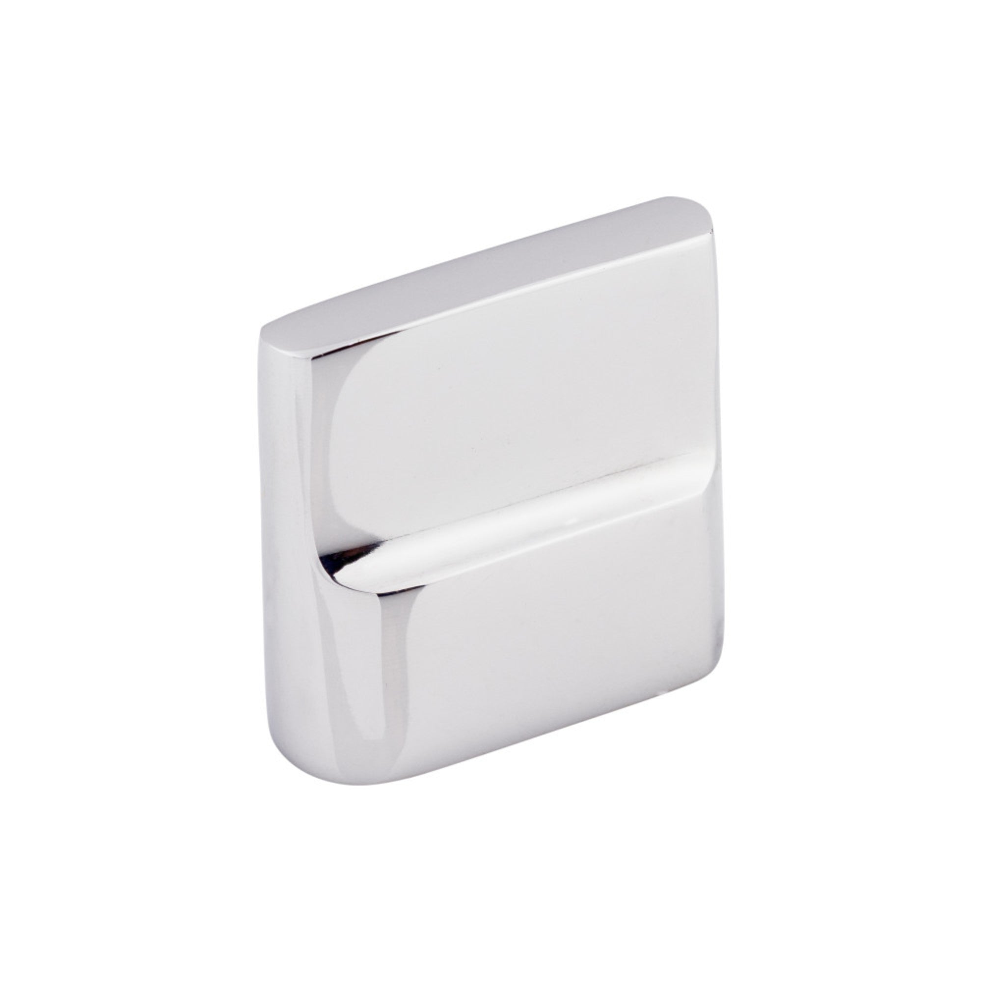 Aspen II Flat Sided 7/8" Center to Center Rectangle Knob - Polished Chrome
