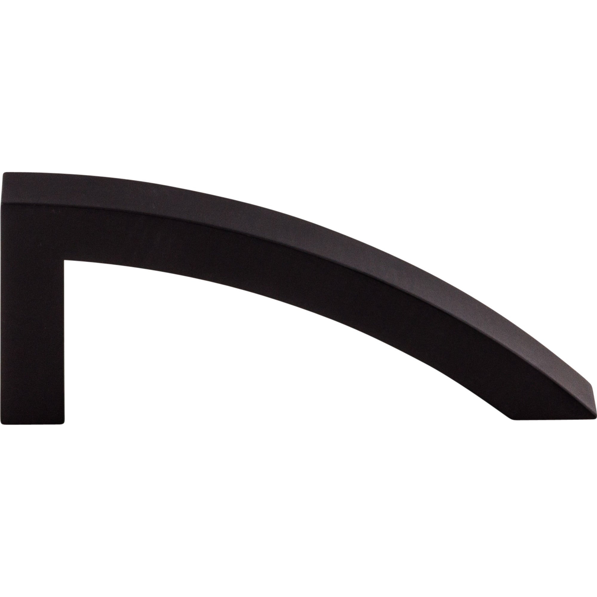 Sloped 3 7/8" Center to Center Bar Pull - Flat Black