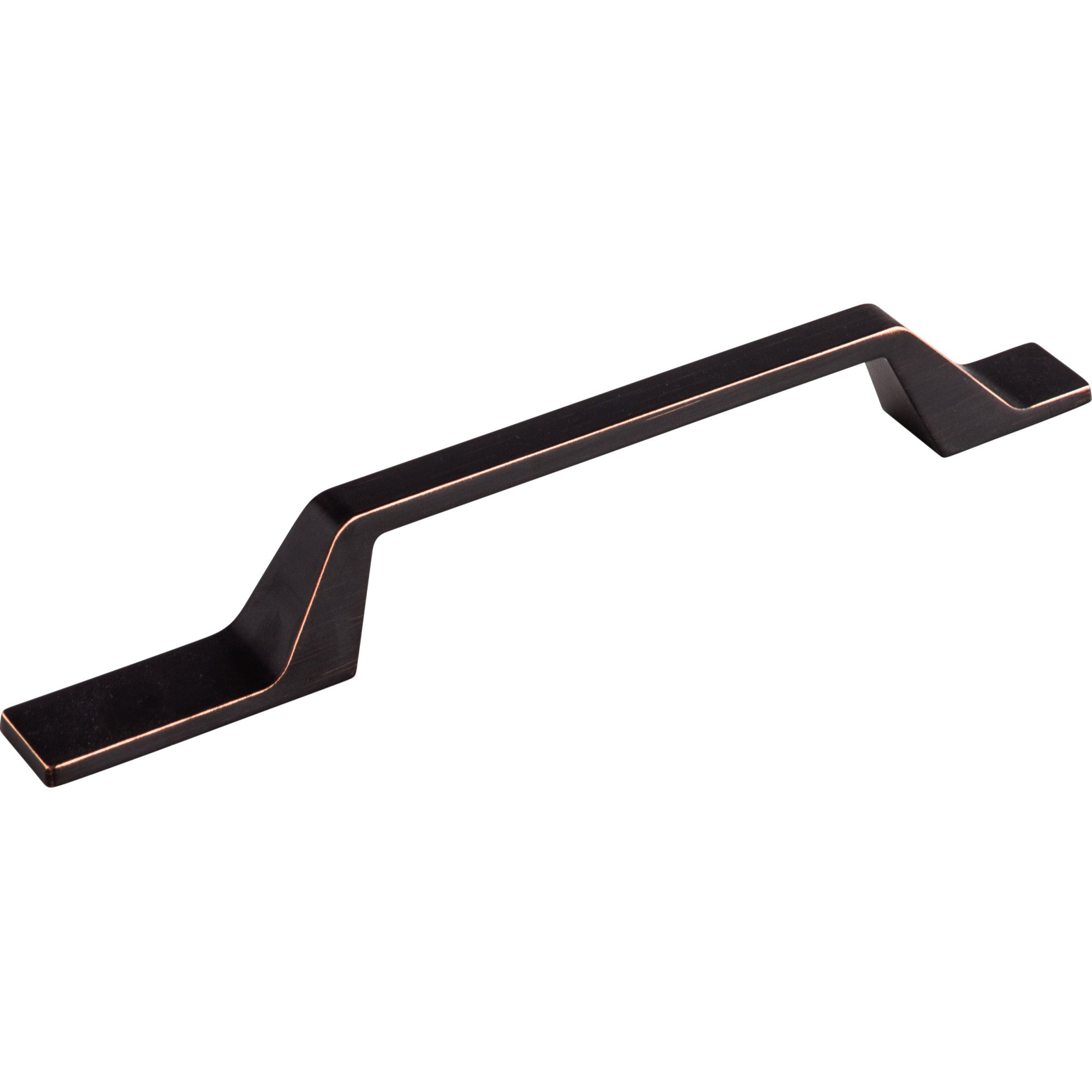 Modern Metro Asymmetrical 5" Center to Center Bar Pull - Tuscan Bronze