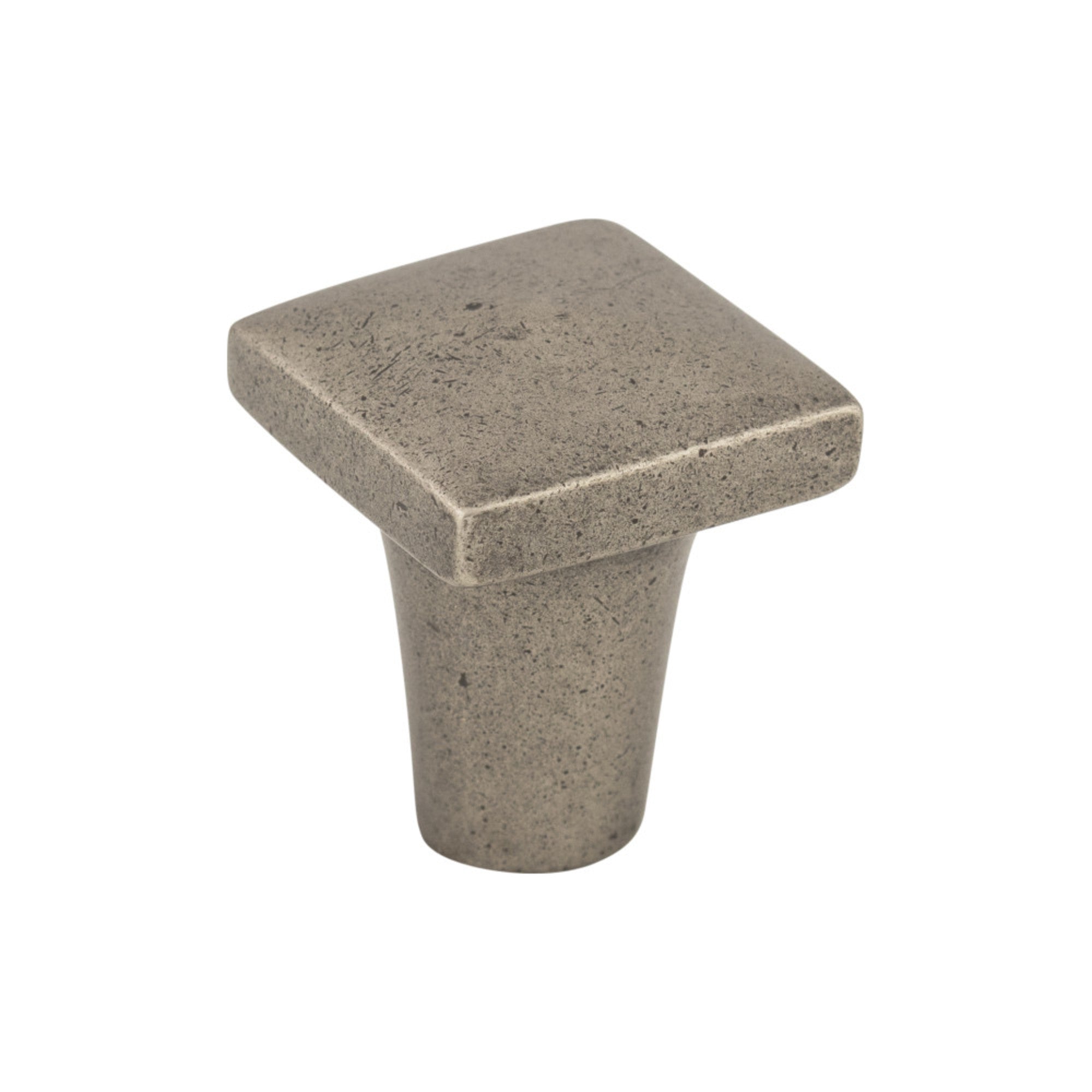 Aspen 7/8" Length Square Knob - Silicon Bronze Light