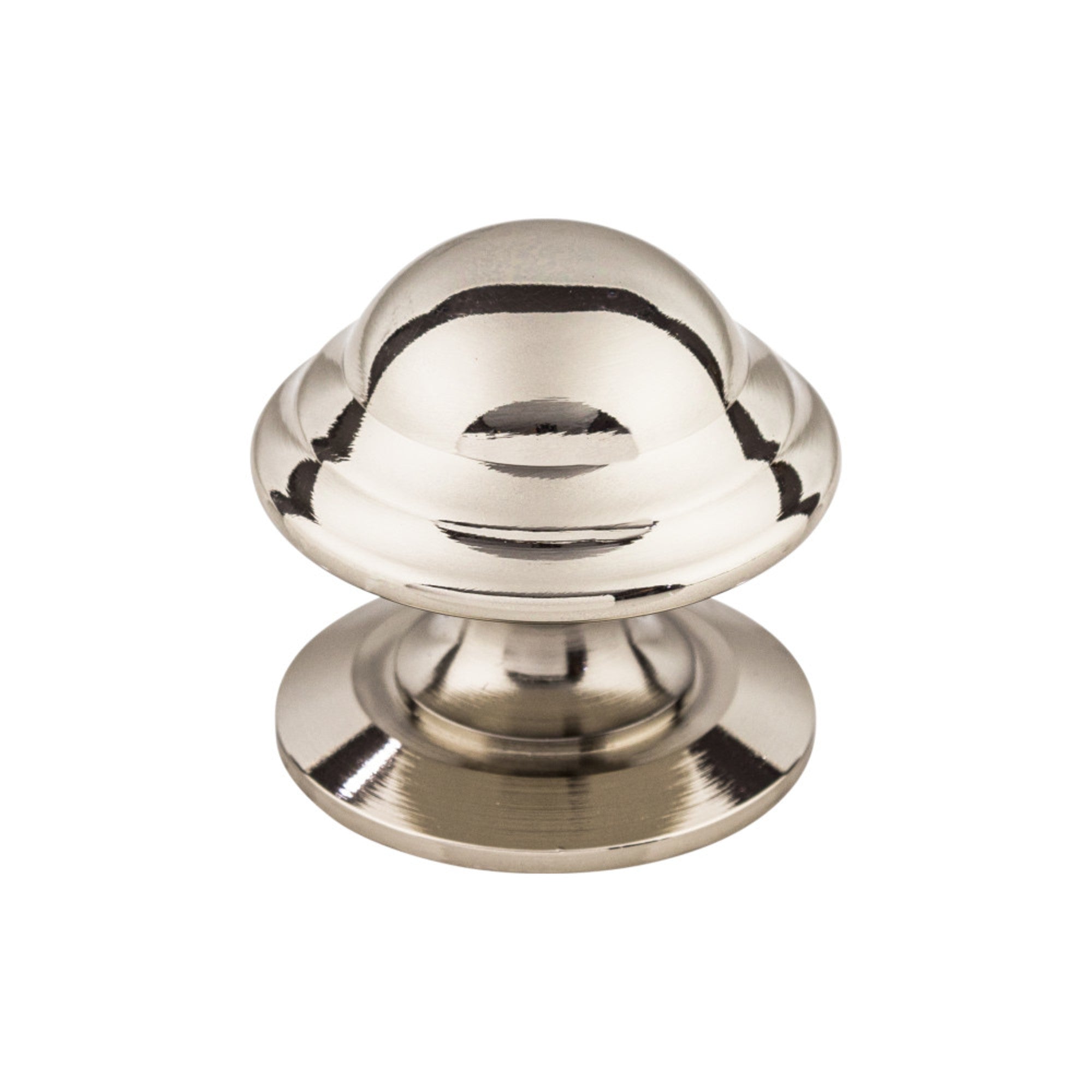 Empress 1 3/8" Diameter Round Knob - Polished Nickel