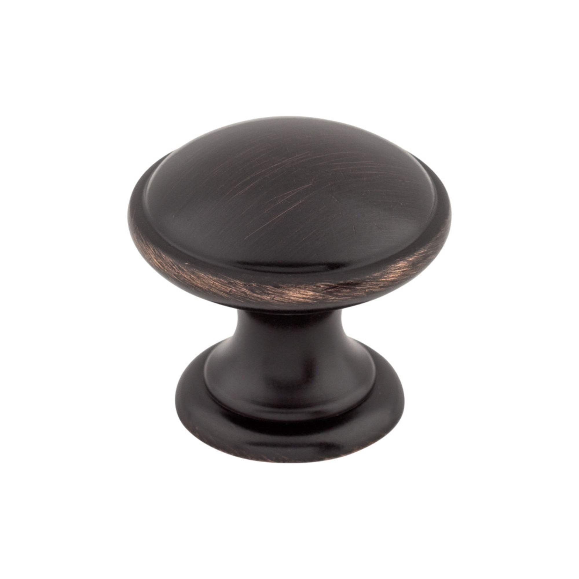 Rounded 1 1/4" Diameter Round Knob - Tuscan Bronze