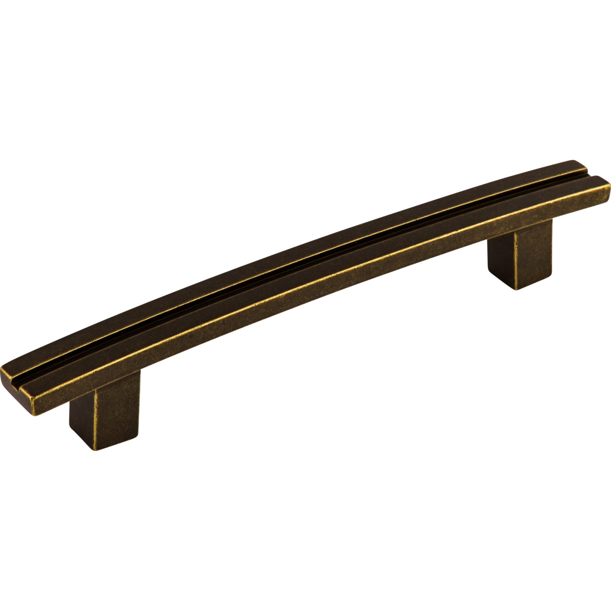 Inset Rail 5" Center to Center Bar Pull - German Bronze