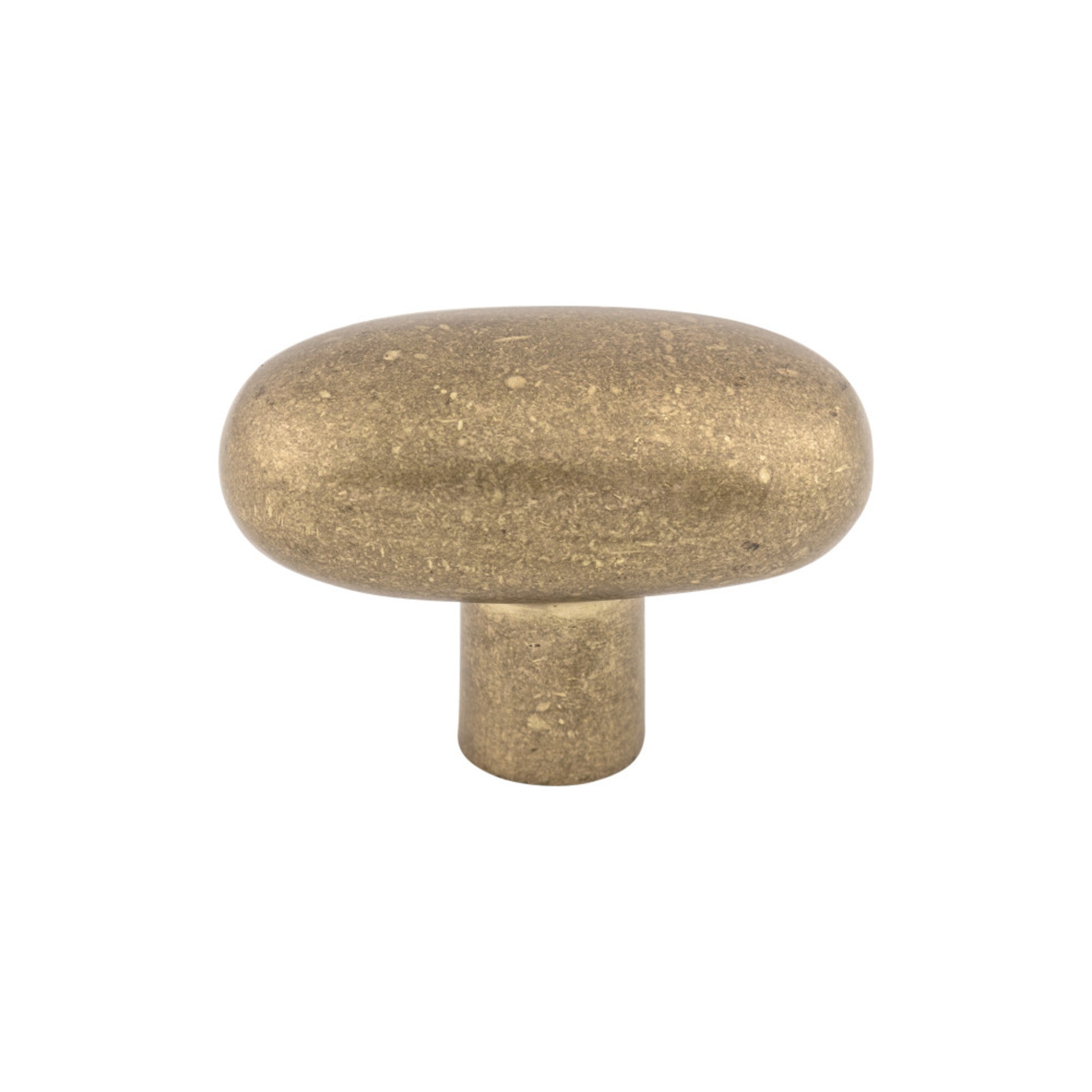 Aspen Large Potato 2" Length Oval Knob - Light Bronze