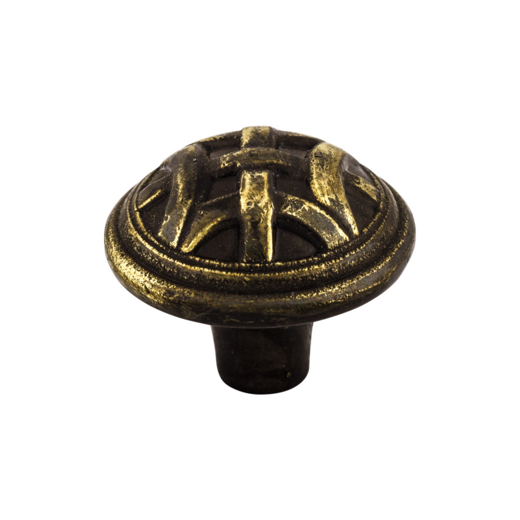 Celtic Round Knob - Dark Antique Brass