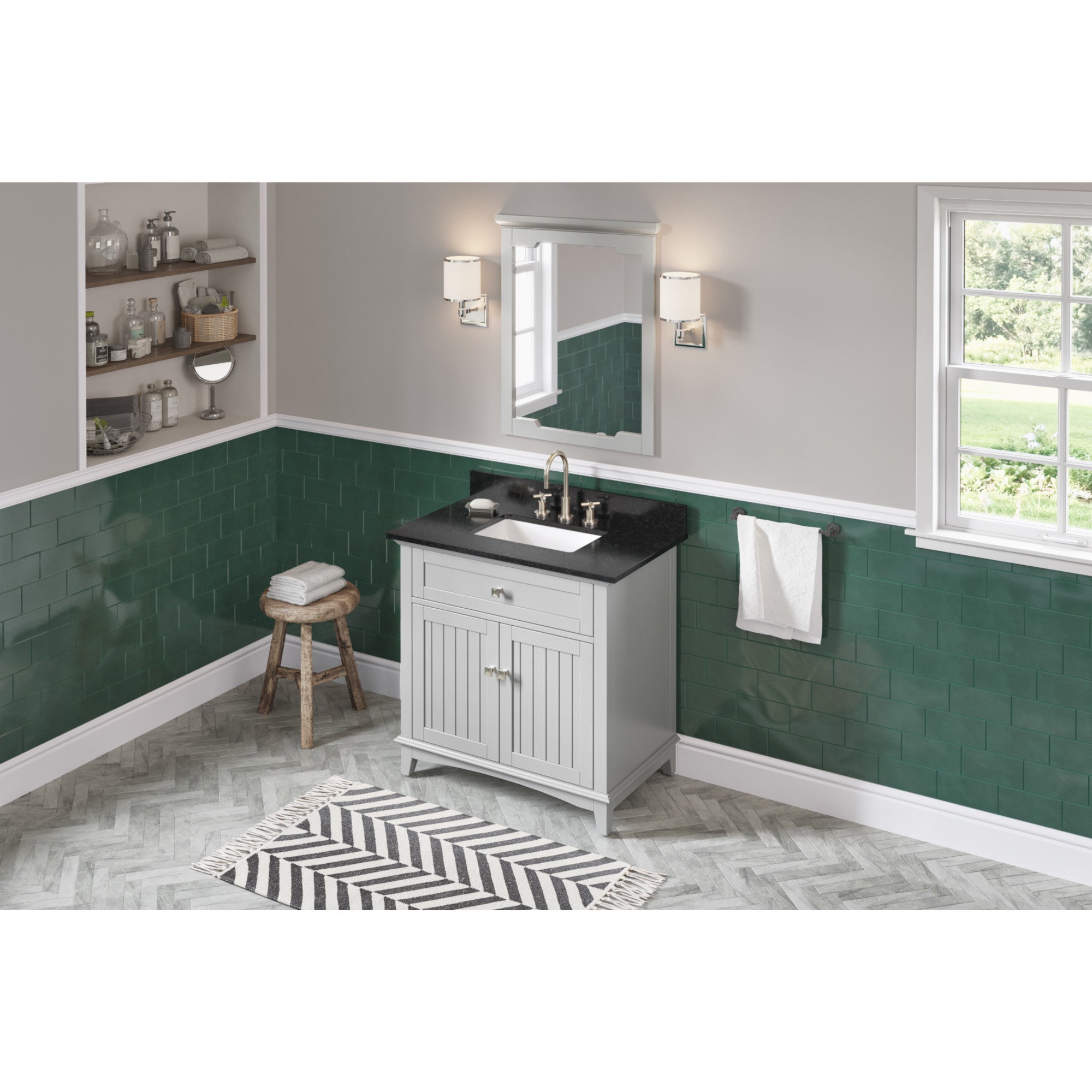 36" Savino Vanity – Grey