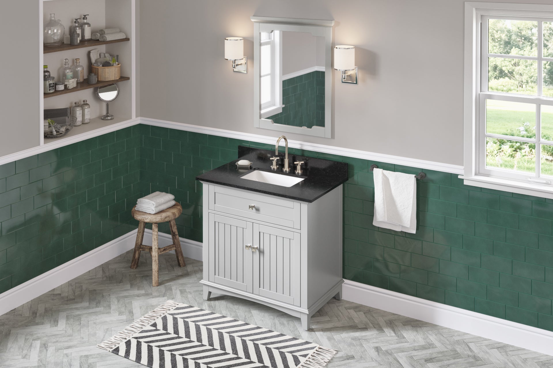 36" Savino Vanity – Grey