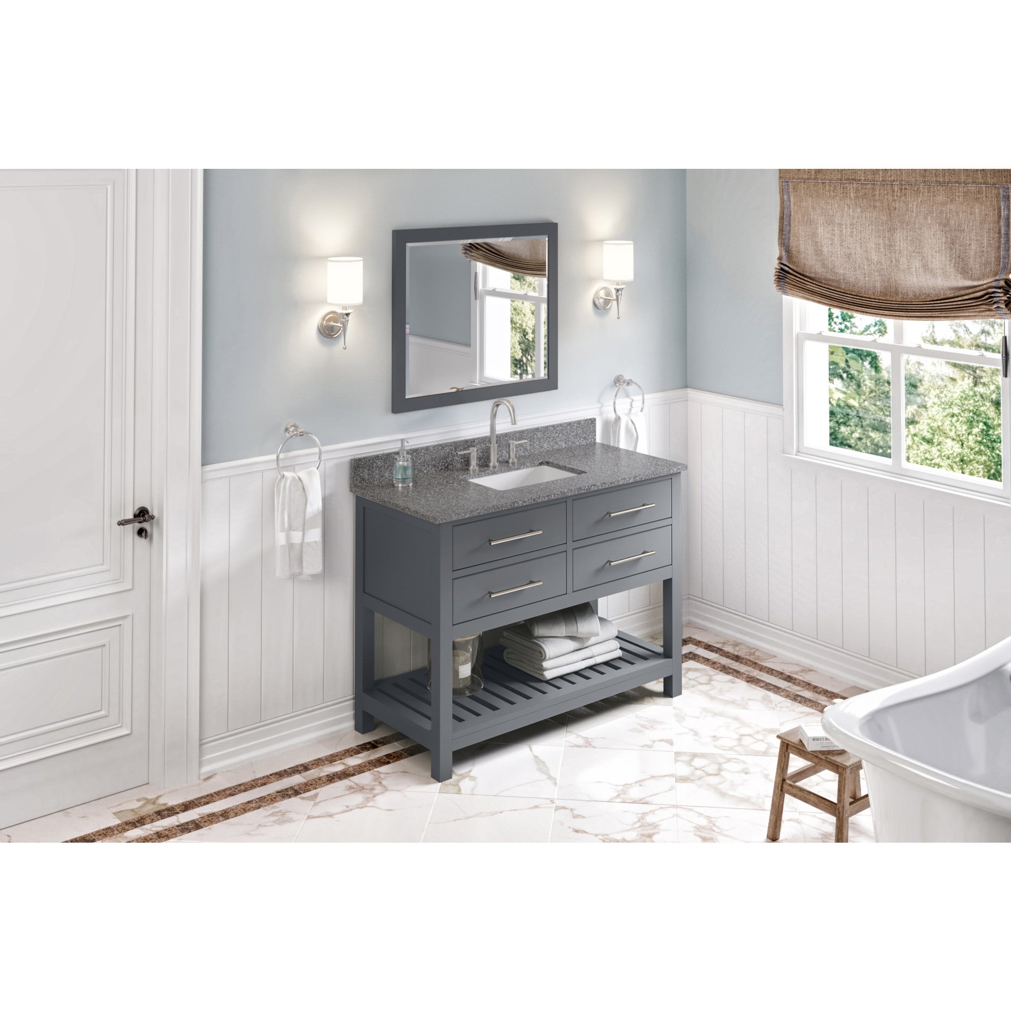 48" Wavecrest Vanity – Grey