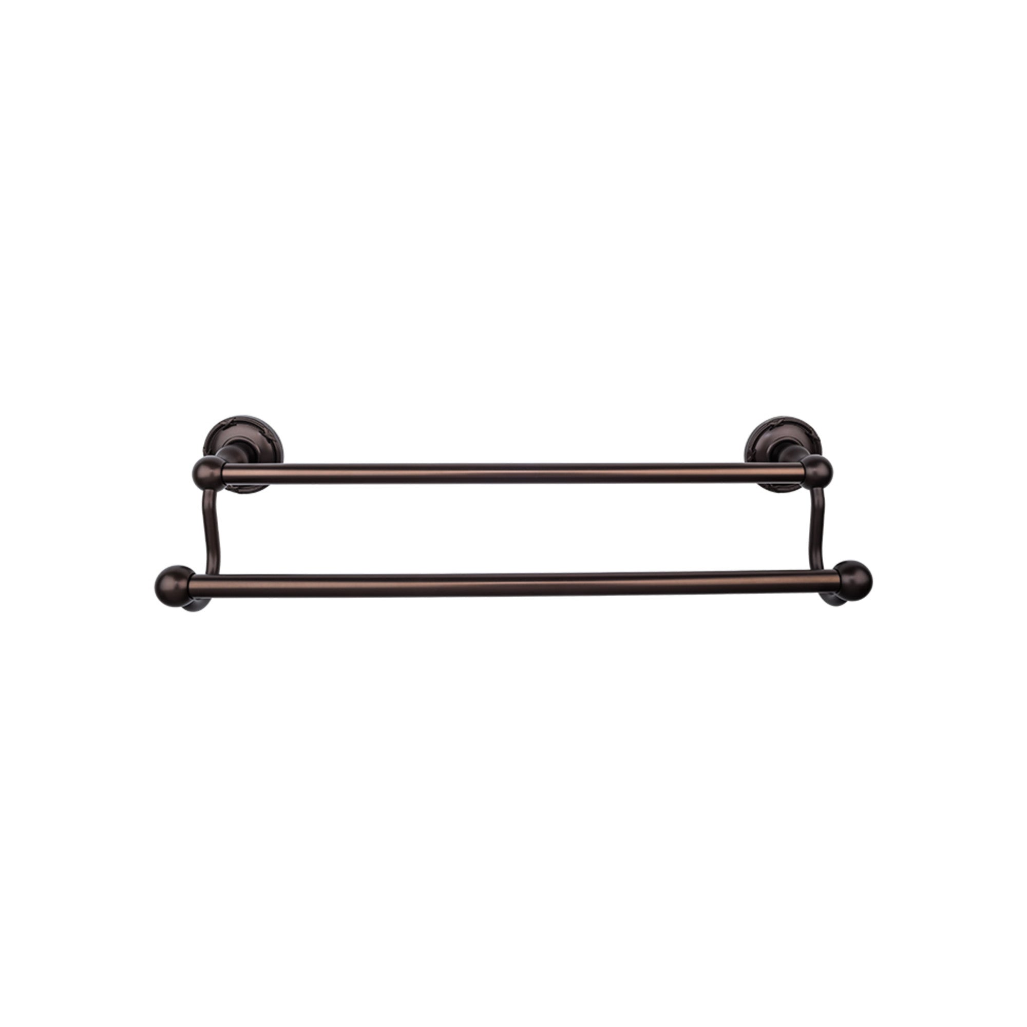 TOP BATH (R) Edwardian Bath Double 26 1/2" Wall Mounted Towel Bar - Oil Rubbed Bronze