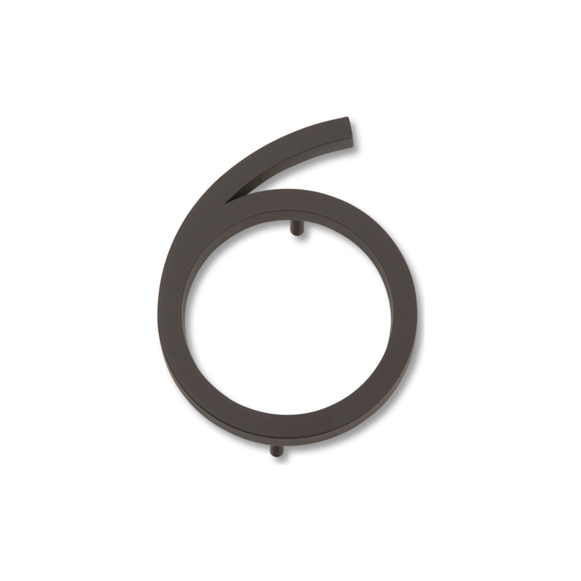 Modern Avalon 4-1/2" H House Number - Aged Bronze