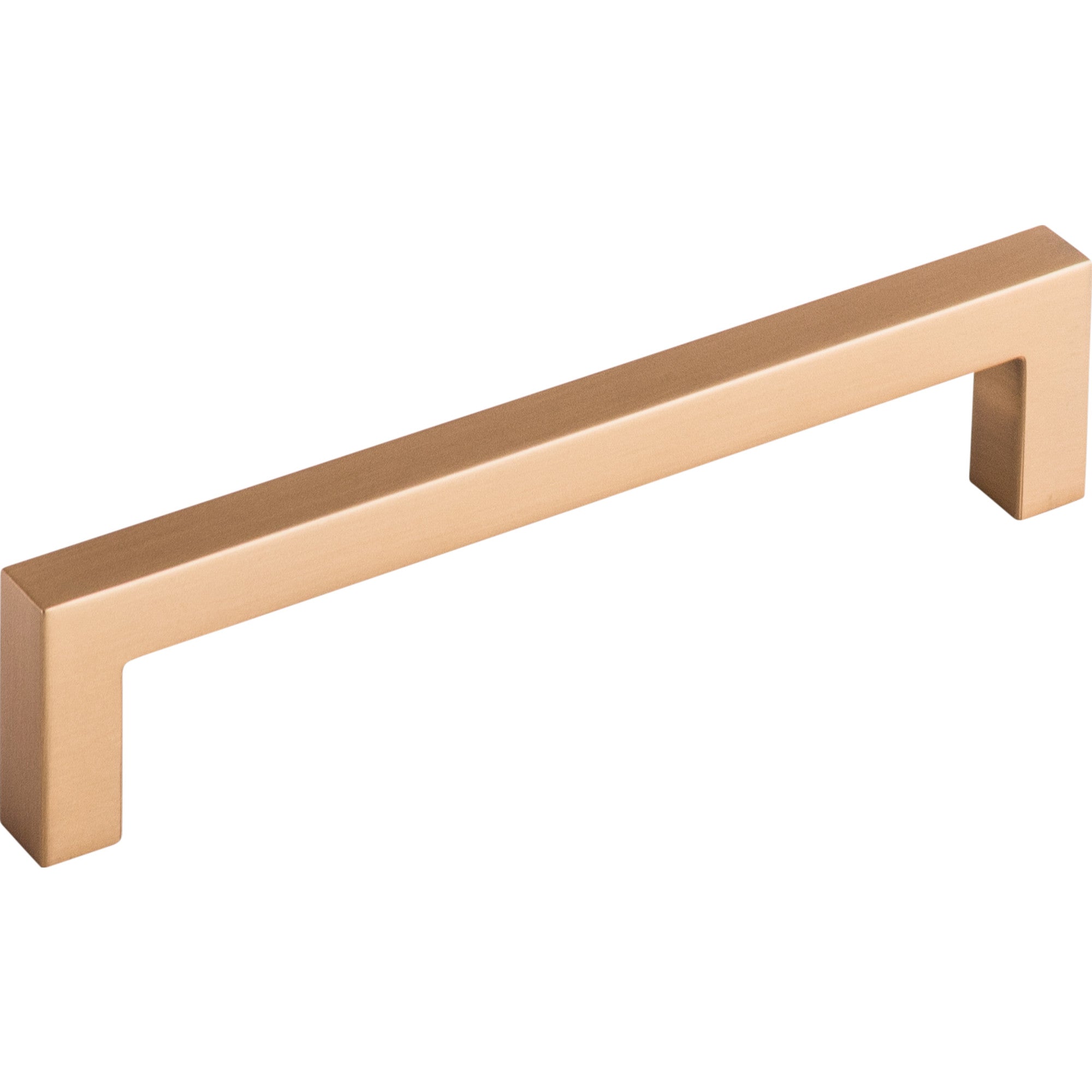 Square Bar 5 1/16" Center to Center Bar Pull - Brushed Bronze