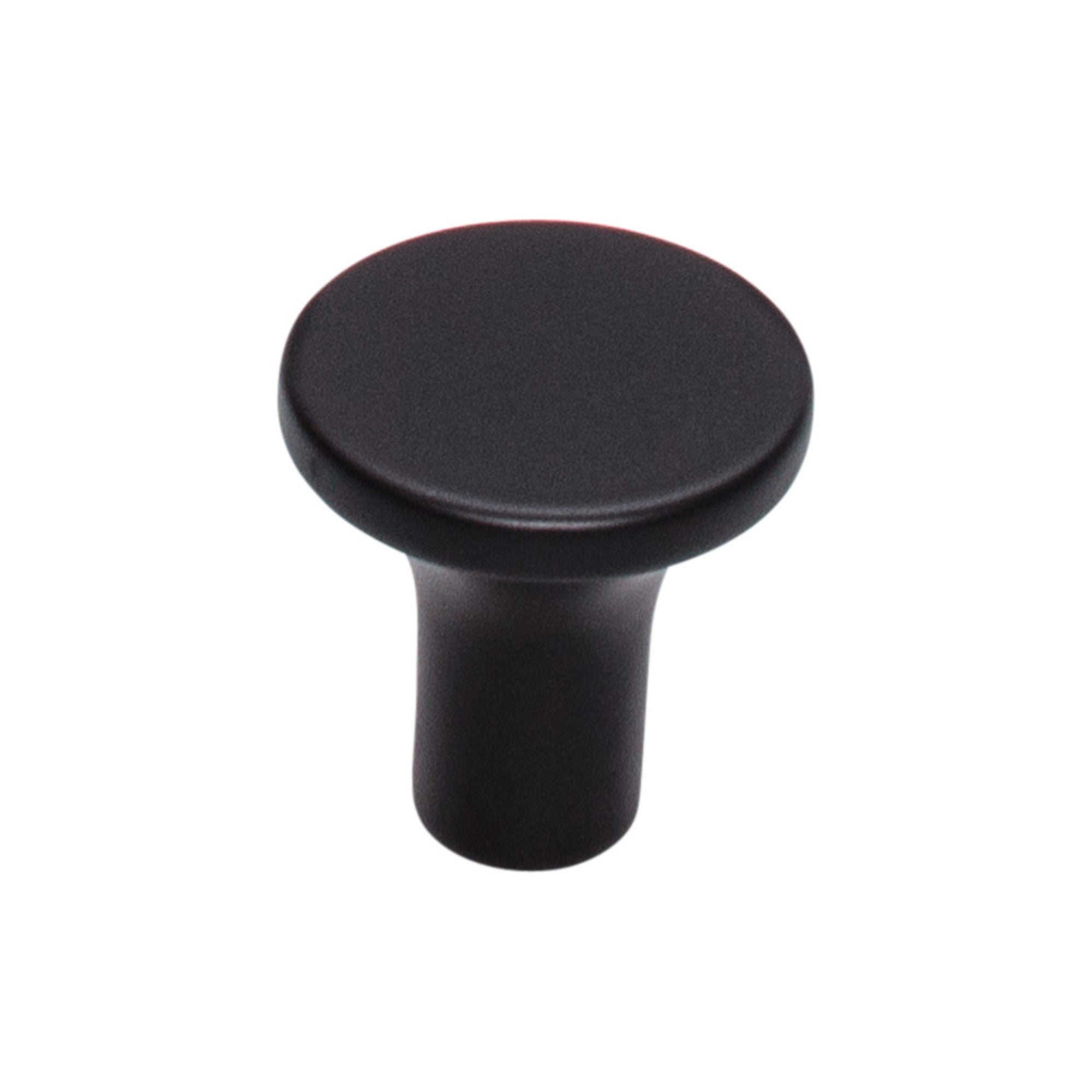 Marion 1" Diameter Round Knob - Flat Black