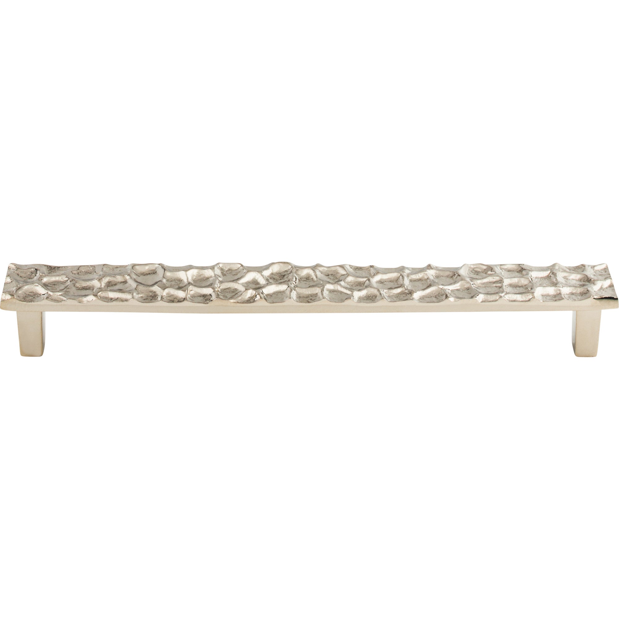 Cobblestone Bar Pull - Polished Nickel