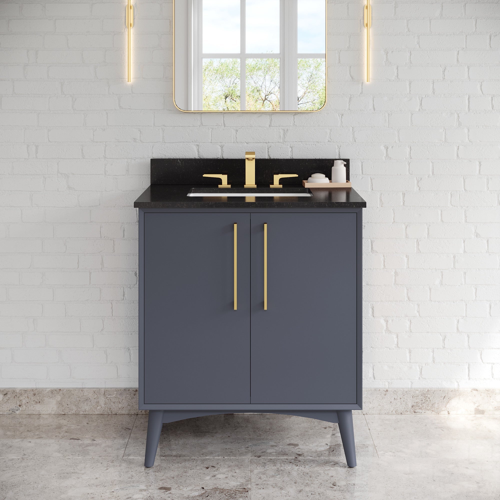 30" Dashwood Vanity – Blue Steel