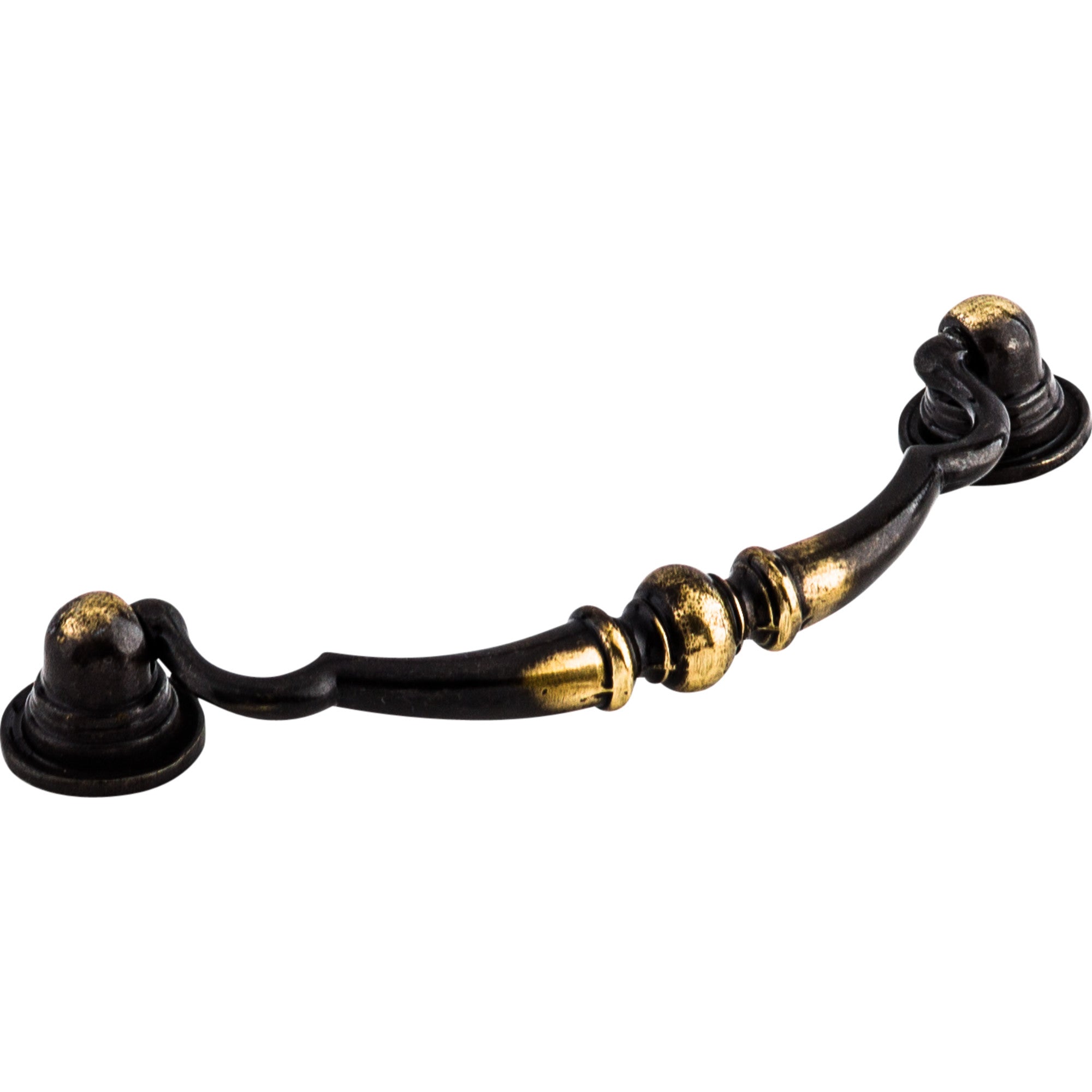 Oxford 3 3/4" Center to Center Drop Handle - Dark Antique Brass