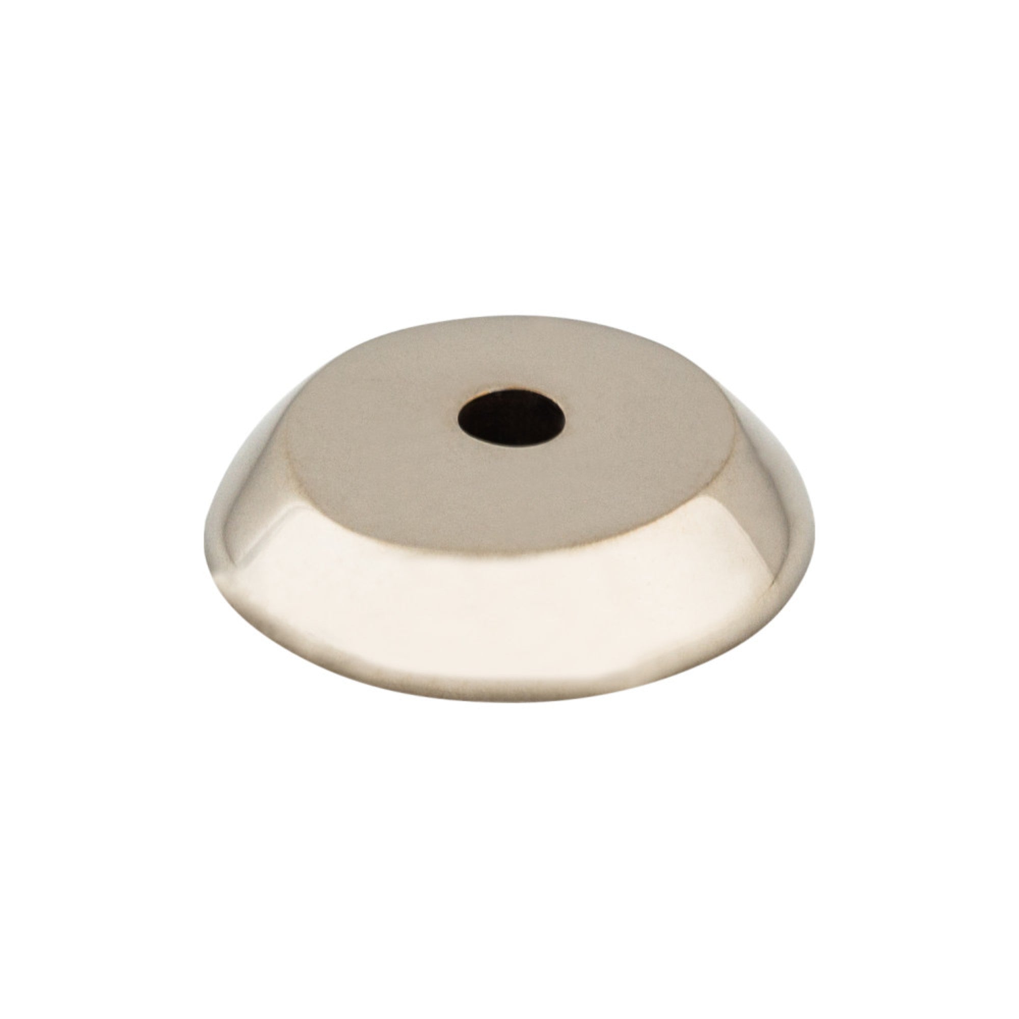 Aspen II Round Knob Backplate - Polished Nickel